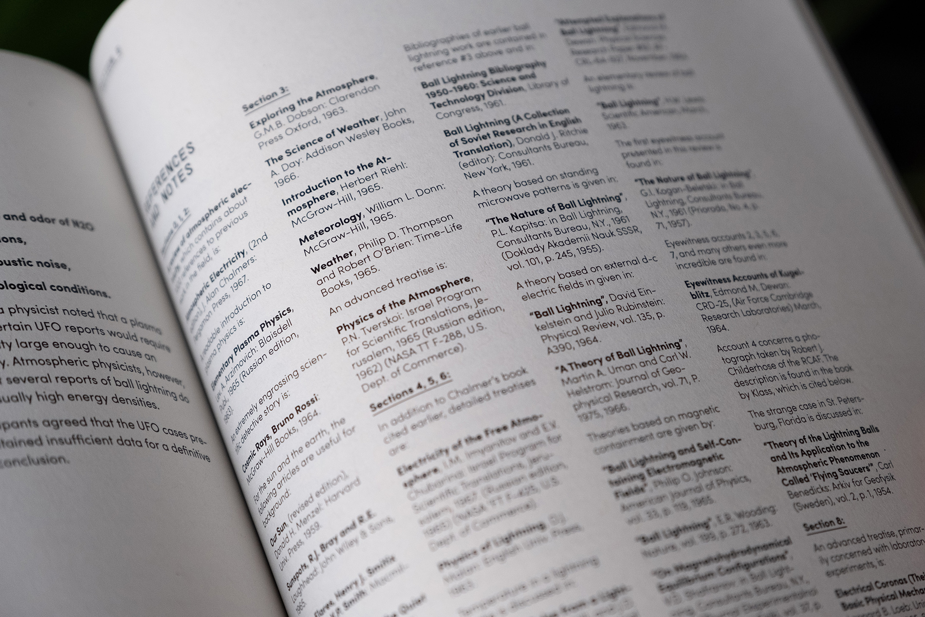 Detail of inside spread