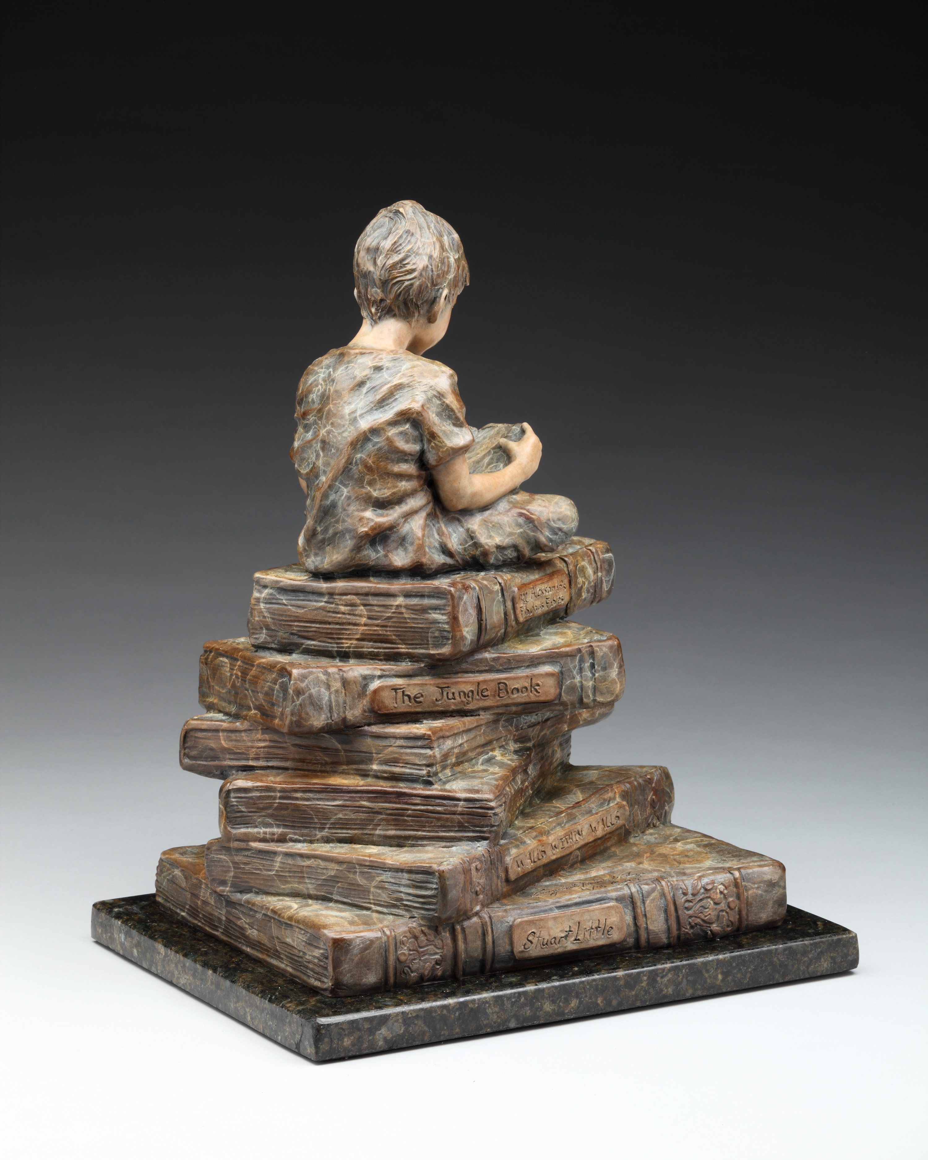 Lifted by Literature Boy Full Right Rear View by Angela Mia
