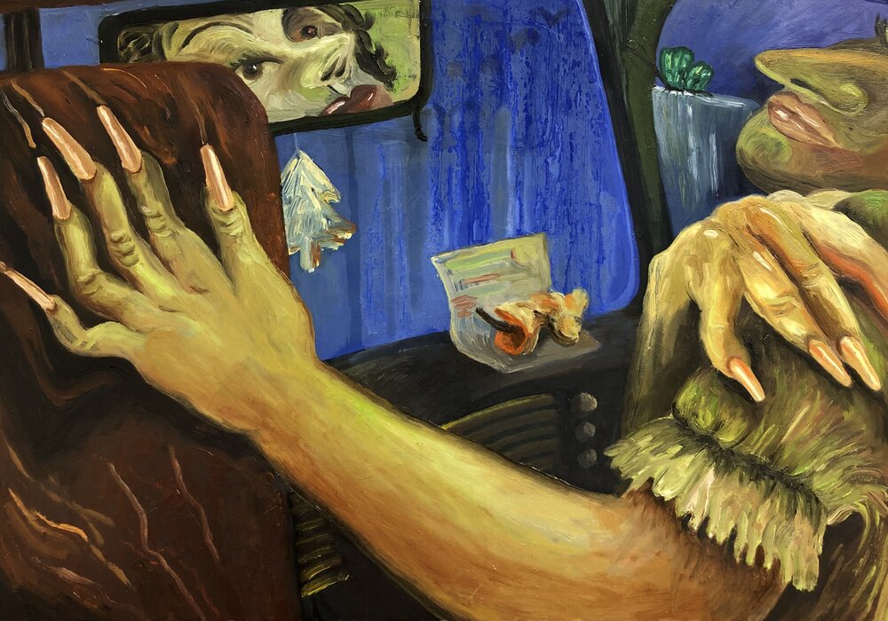 Fortune Queen, oil on canvas, 20x16