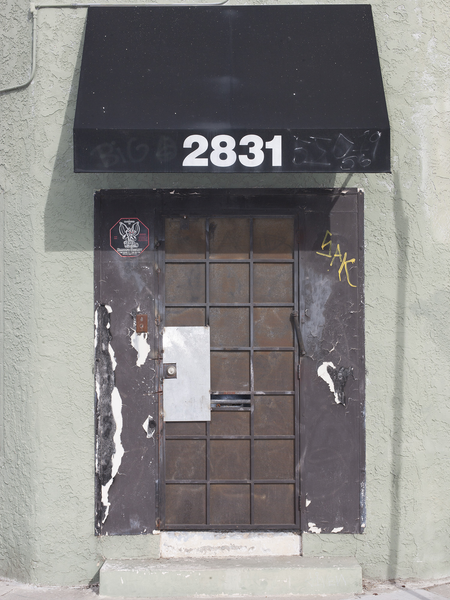 2831 (Telotype #21), Exposition Boulevard and 9th Avenue, Los Angeles, December 2019.