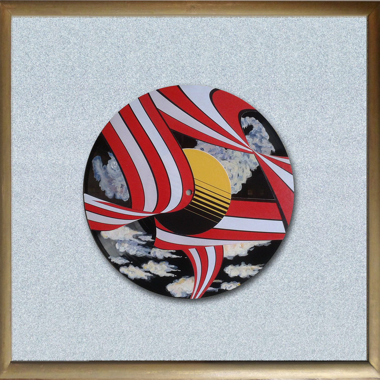 COVINYLE COLLECTION 2020, Série A, no.7, ø 23cm, 30x30cm