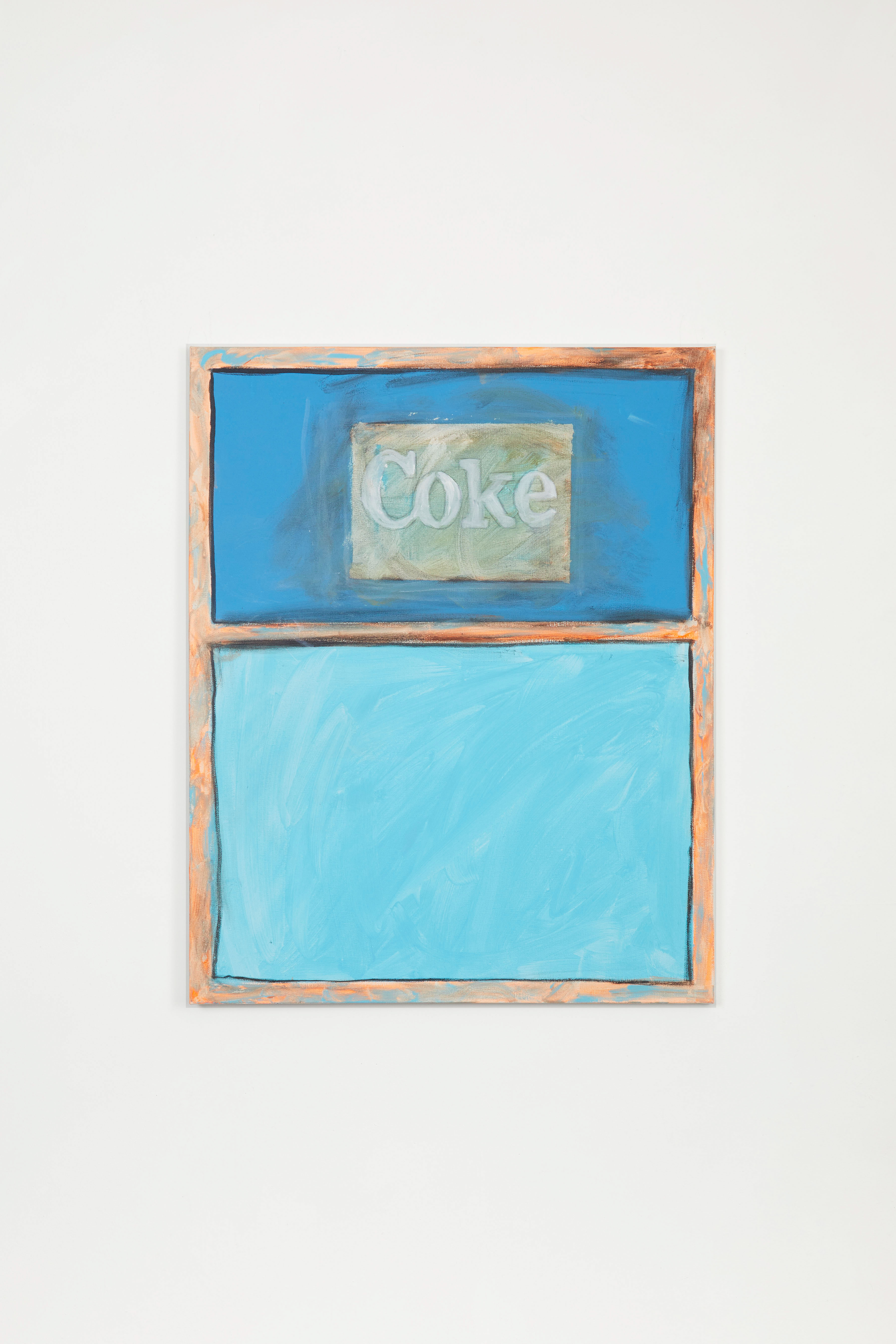 Untitled (Coke After Rothko), 2019, Acrylic on canvas, 30 x 24 in.