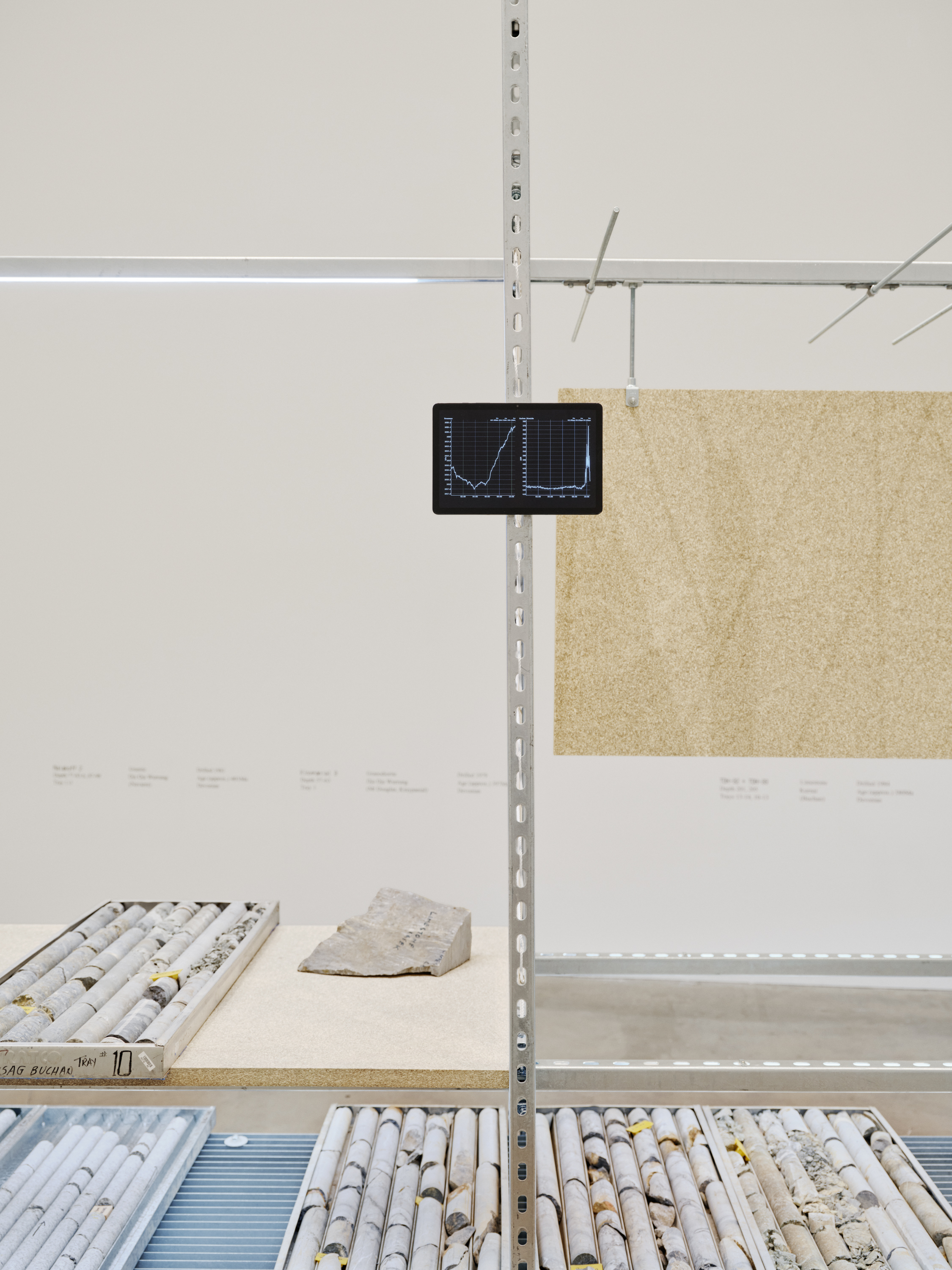 'Strata Signals', Design Hub Gallery, 2025, installation view, photo Tom Ross 