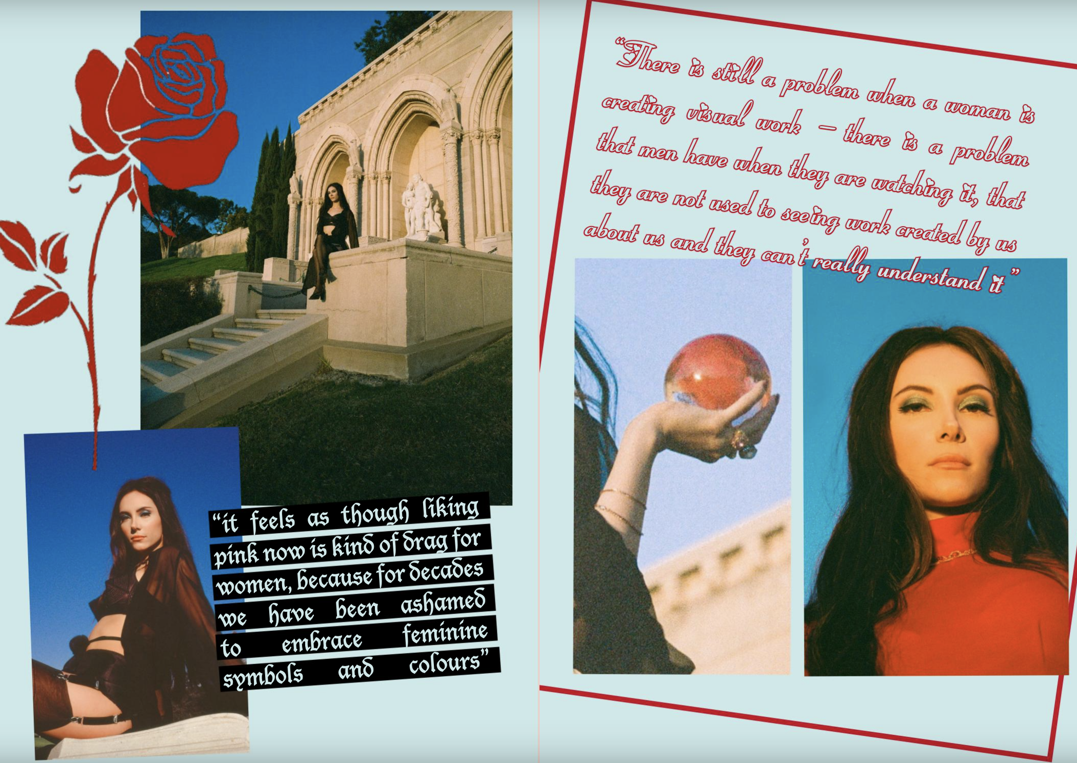 Inspired By: Original Polyester Zine Spreads