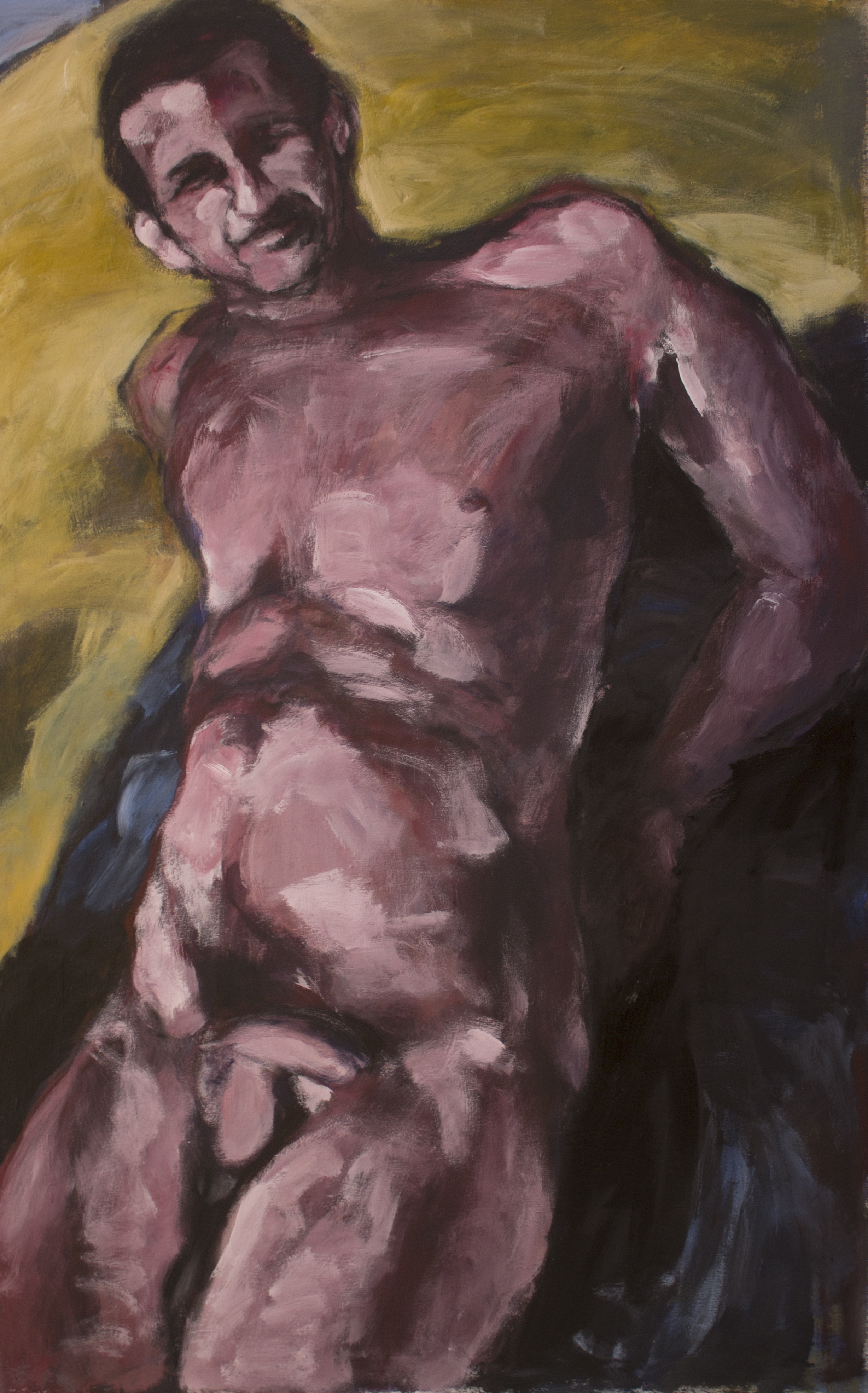 Untitled (Self) 140x90cm  Acrylic on Canvas