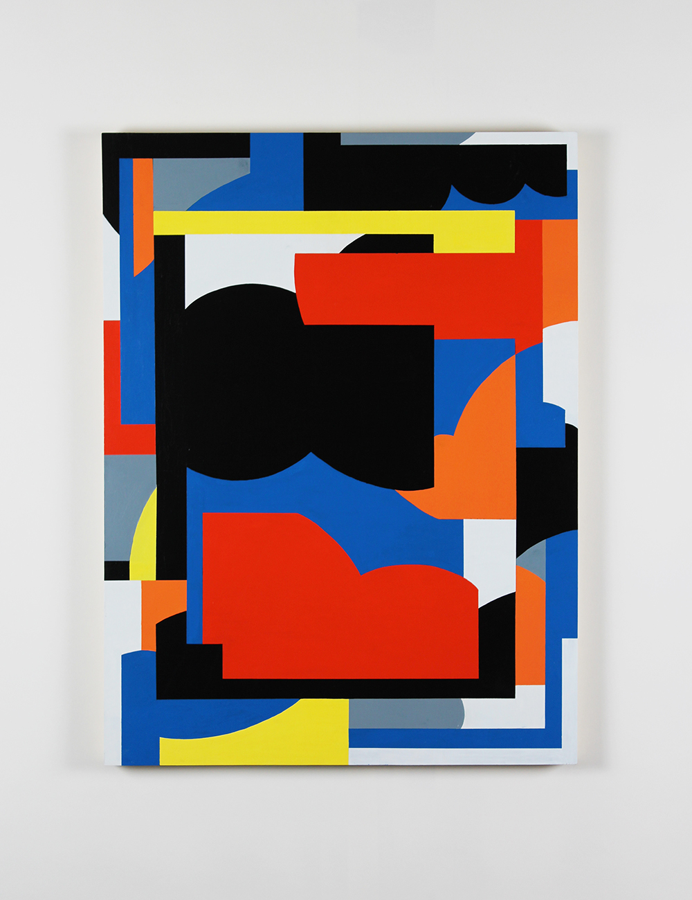 Untitled, 60x80cm, Acrylic on plywood panel, 2017