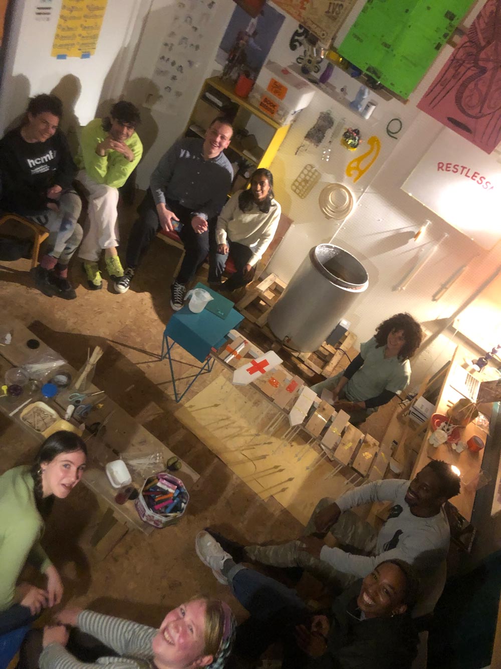 A candle making skill-share session at Second Life Club.