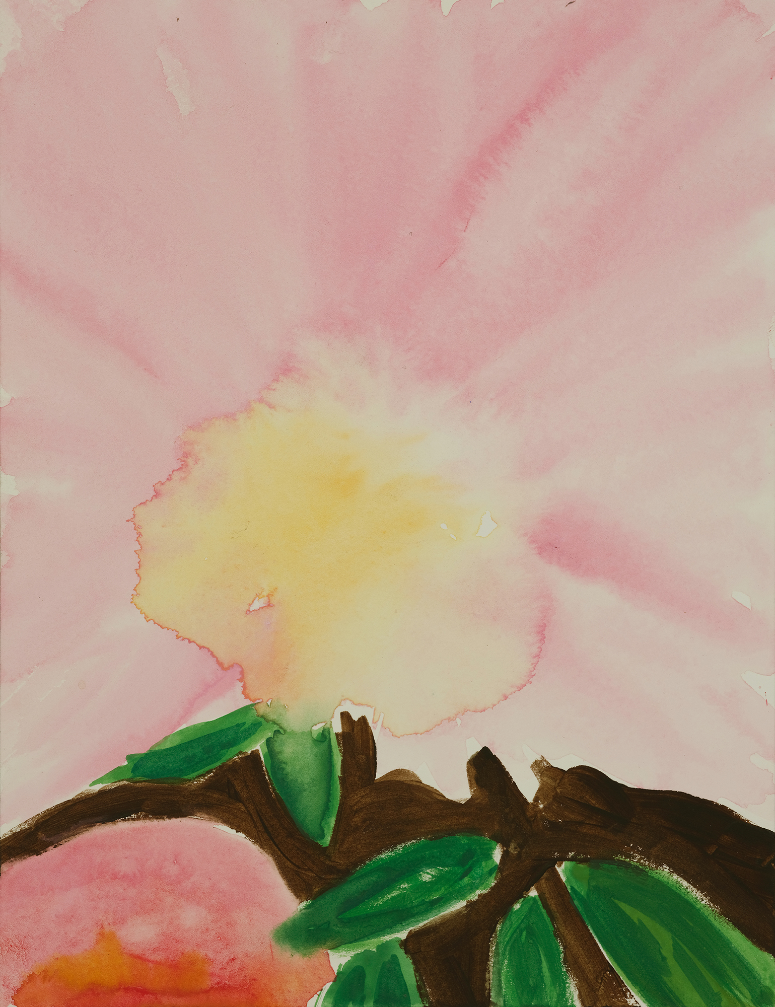 Mother's garden, Gouache on paper, 20x26 cm, 2023