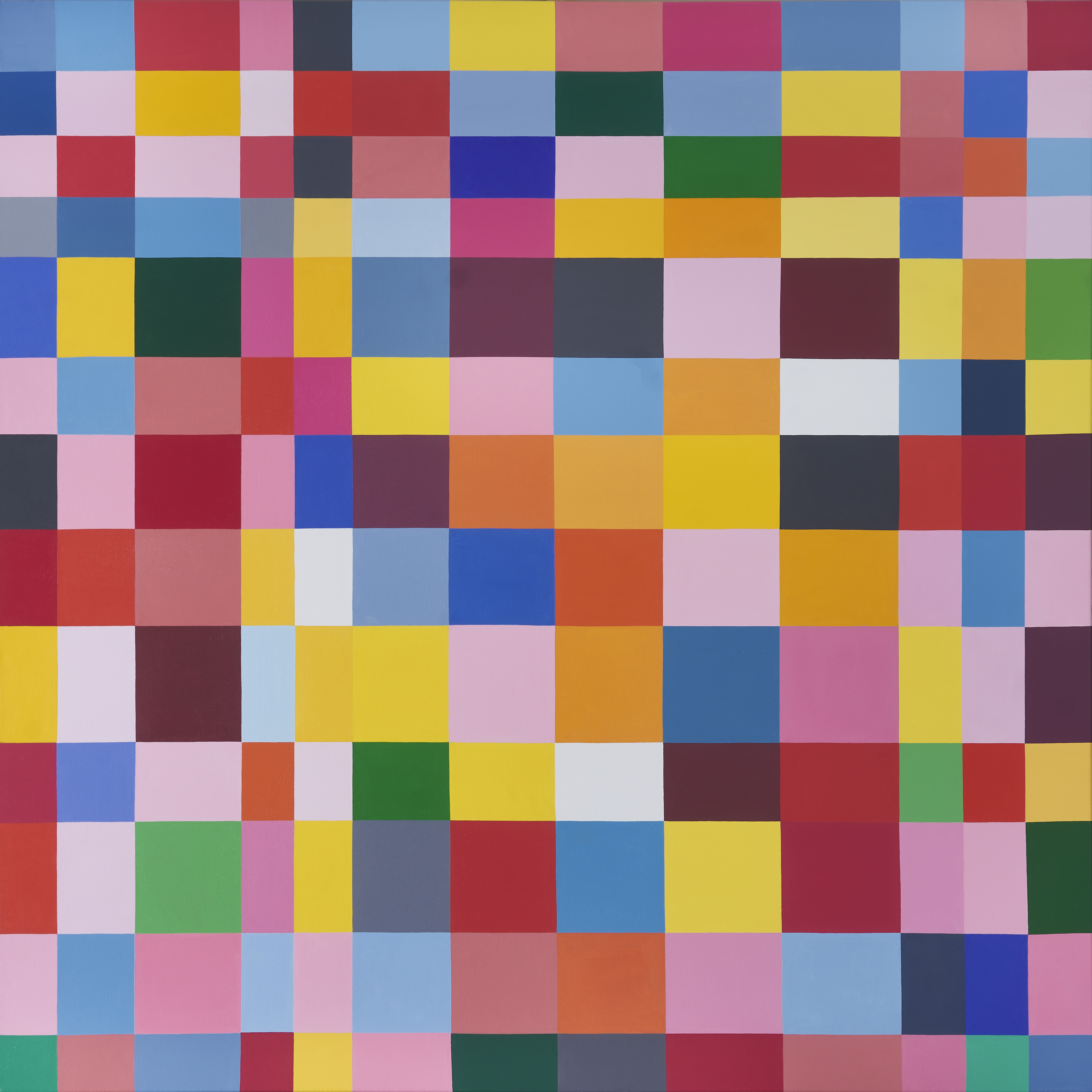 Sin t&iacute;tulo, 2022. Acr&iacute;lico sobre tela, 143 x 143 cm.