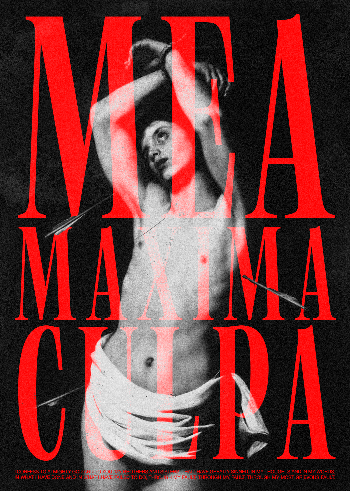 'Mea maxima culpa', experimental poster