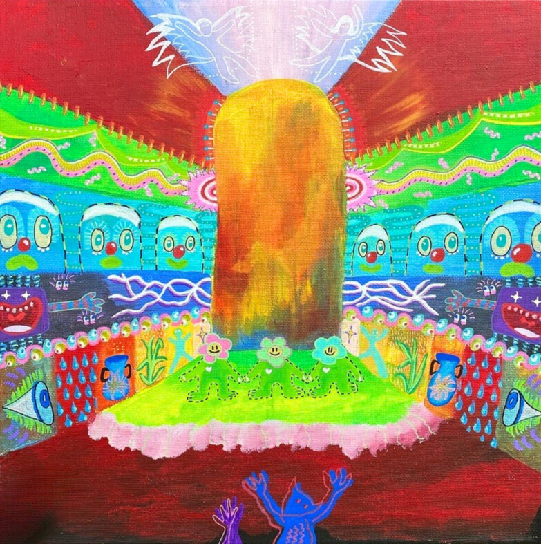 Shakedown street, 2020, acrylic on canvas