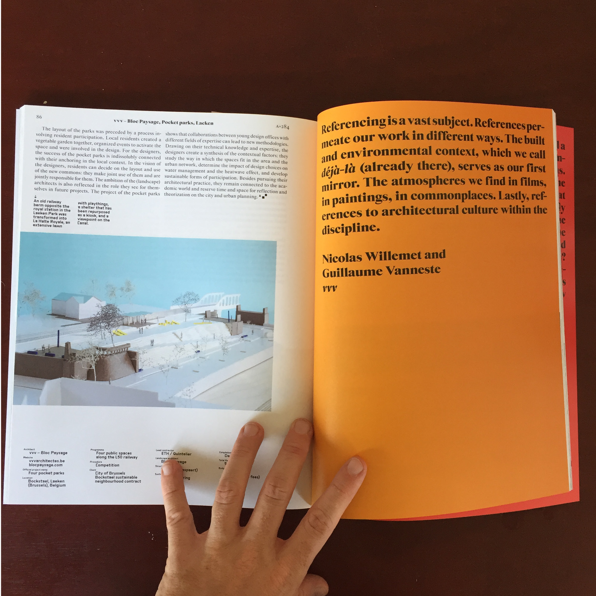 07.20 | Pocket Park publié dans A+ 284 - Belgium : The Next Generation!