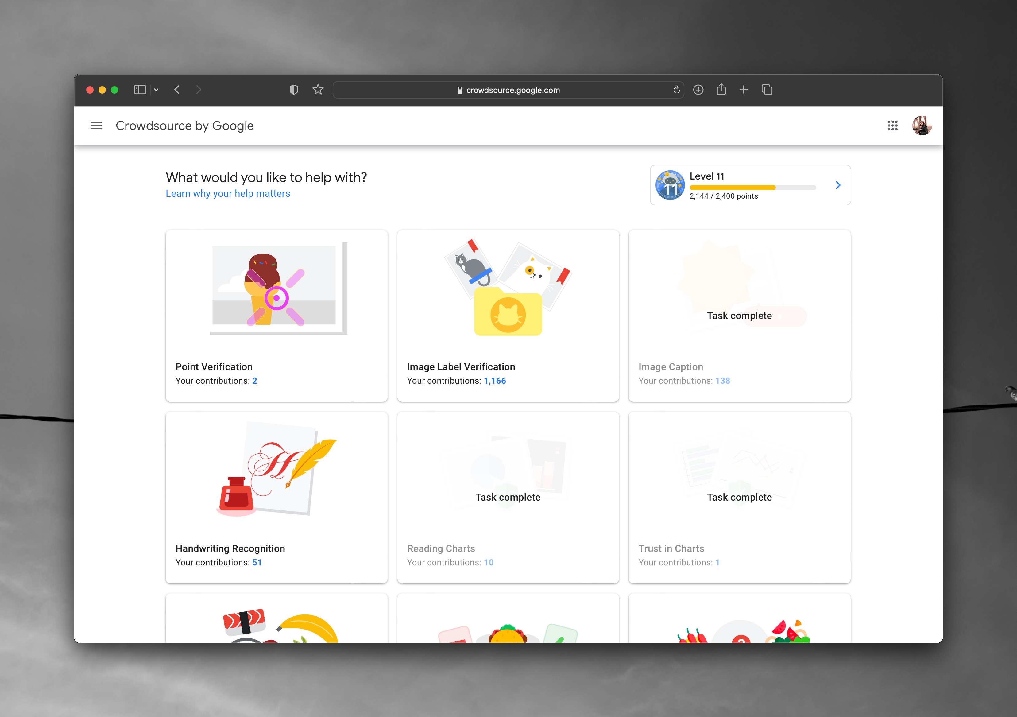 Desktop experience of Trust in Charts and Reading Charts