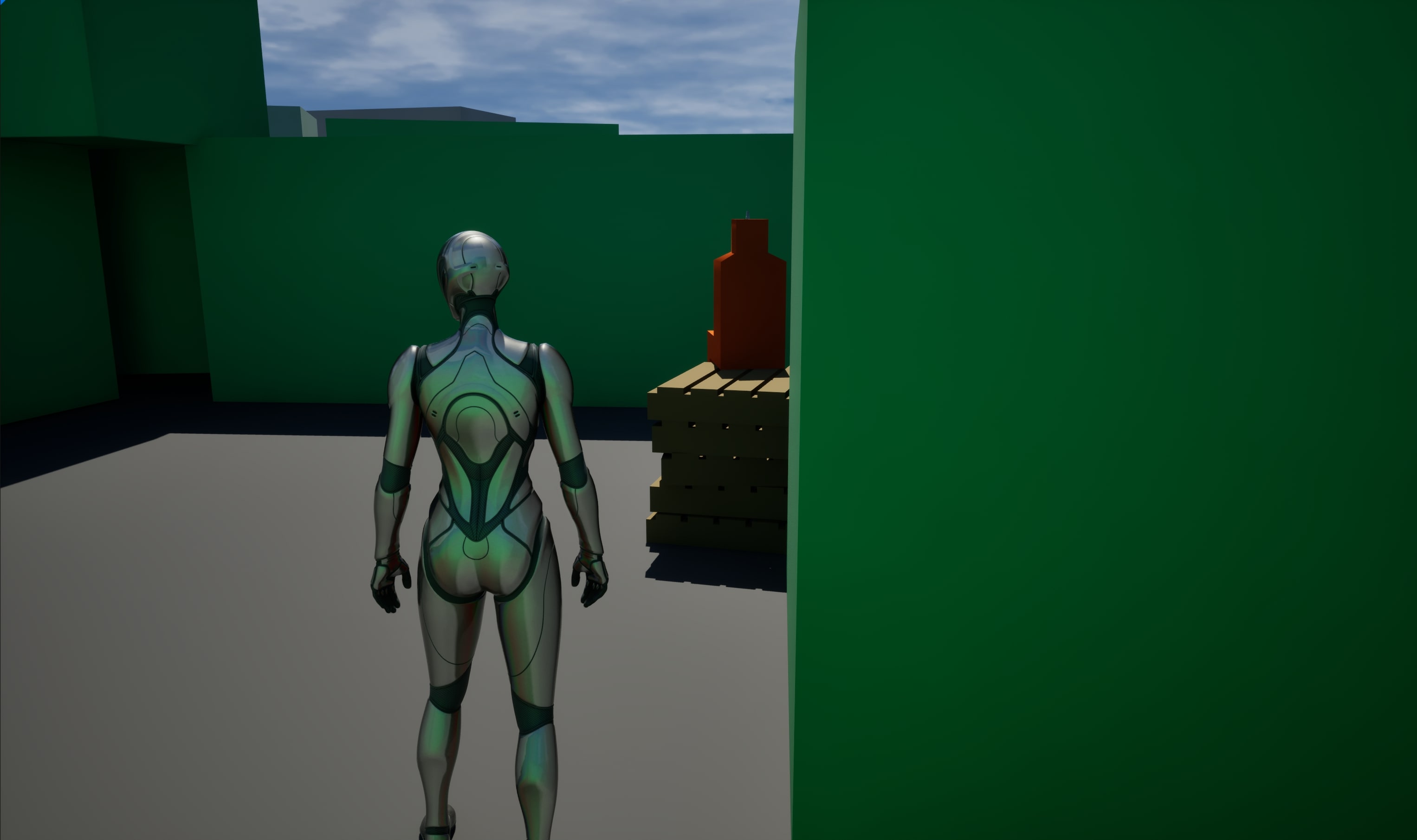 7. Finds a casual smoking enemy sitting by the corner.