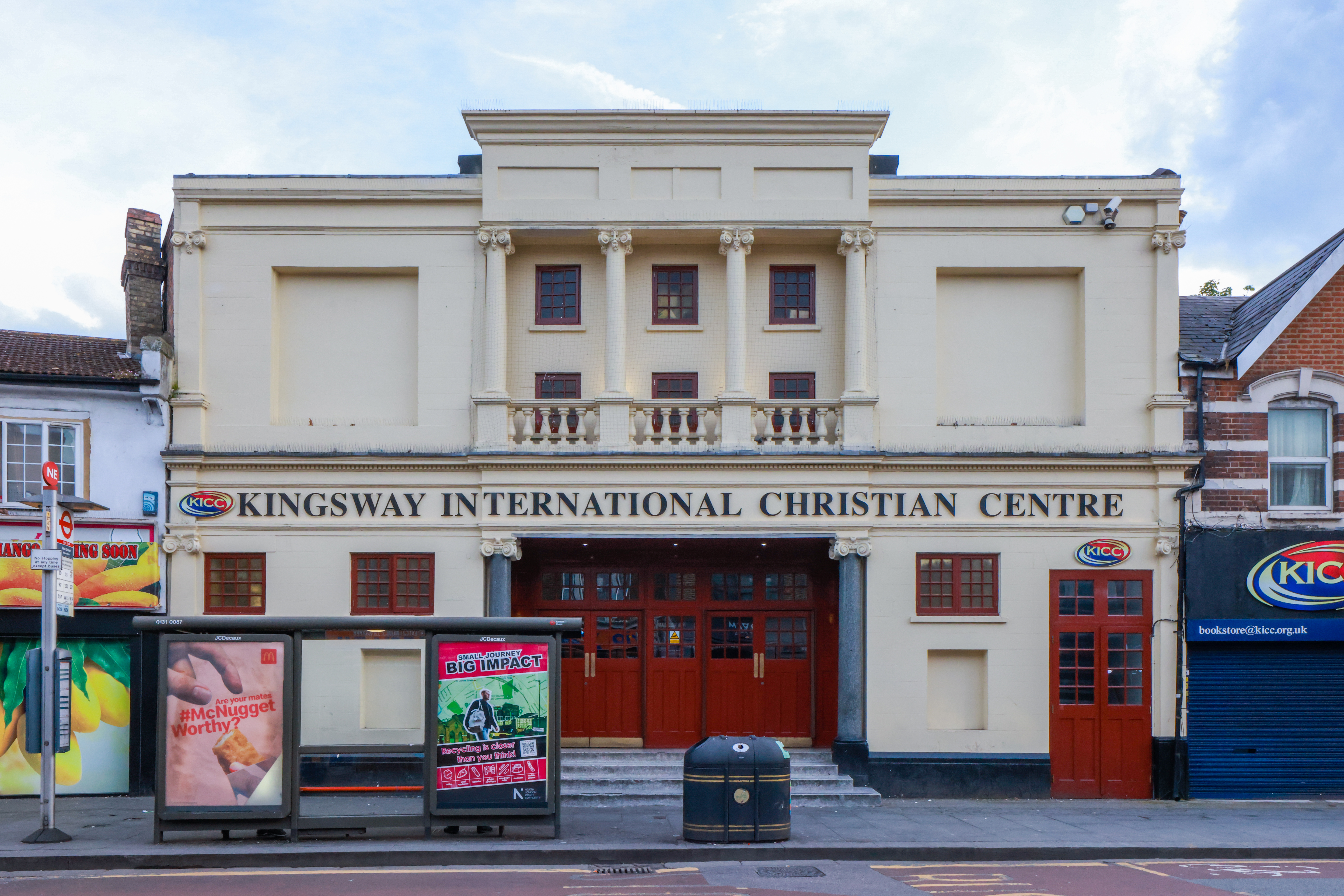 Kingsway International Christian Centre, Former Plaza Cinema, 1913, Hoe Street, Walthamstow, London. Photo credit: Sirj Photography