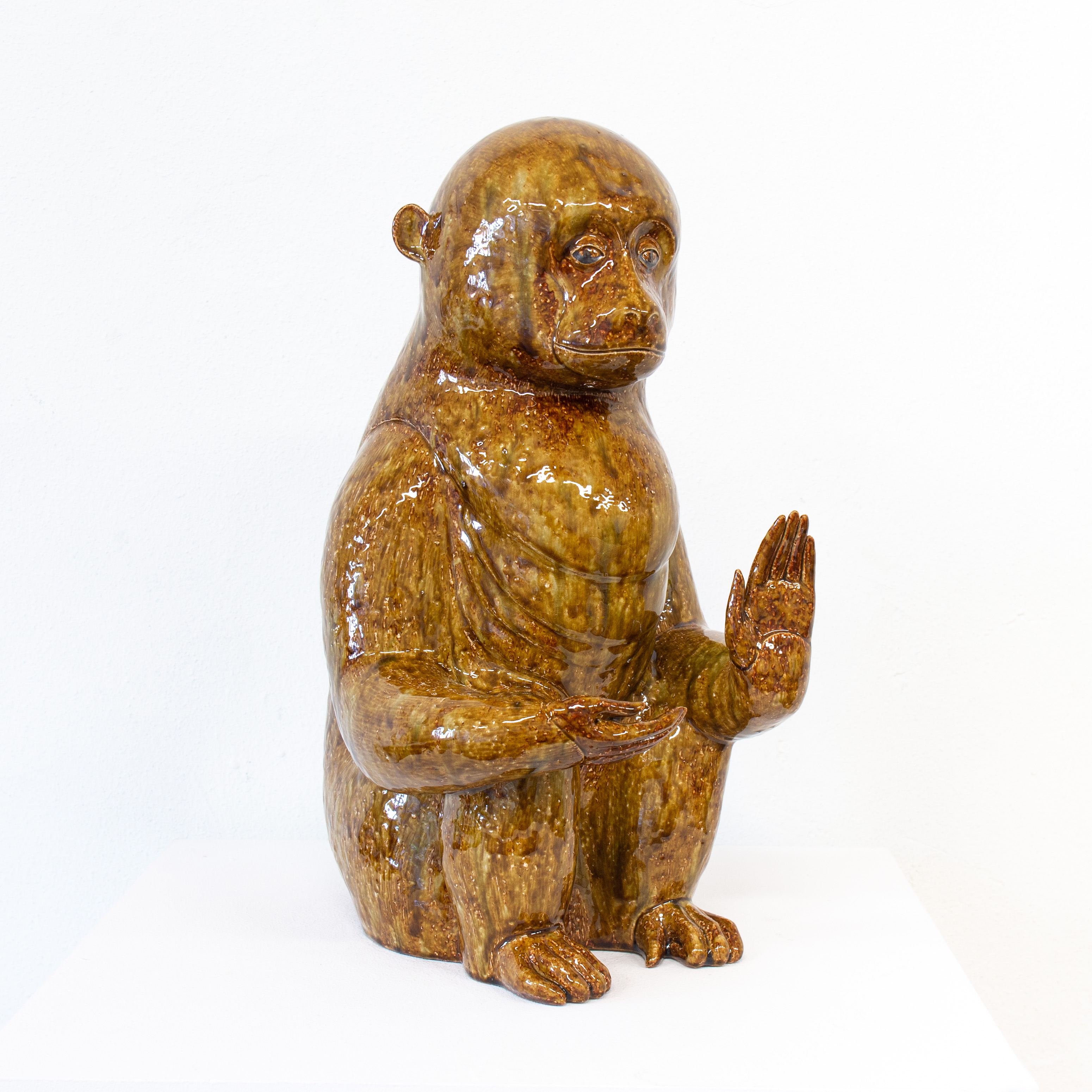 MonkeyStoneware, glaze, overglaze27 x 48 x 32 cm (10.6 x 18.9 x 12.6 in)2022