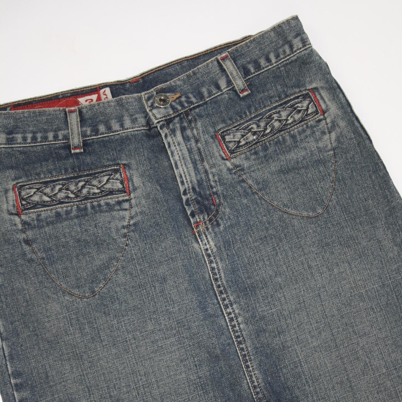 Guess Washed Denim Skirt - 𝓈𝑜𝓁𝒹