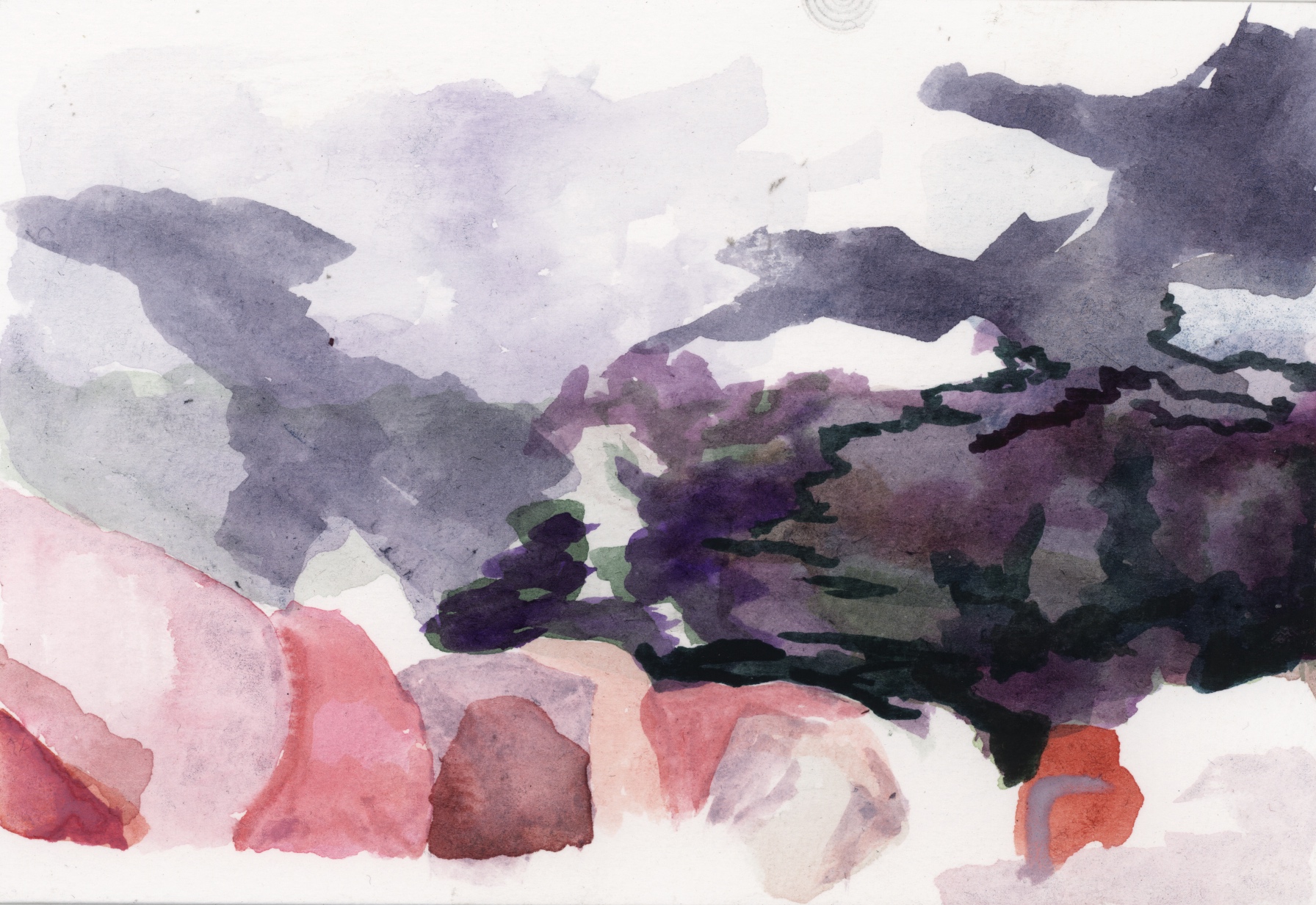 Aquarel, 105 x 115 mm, 2021