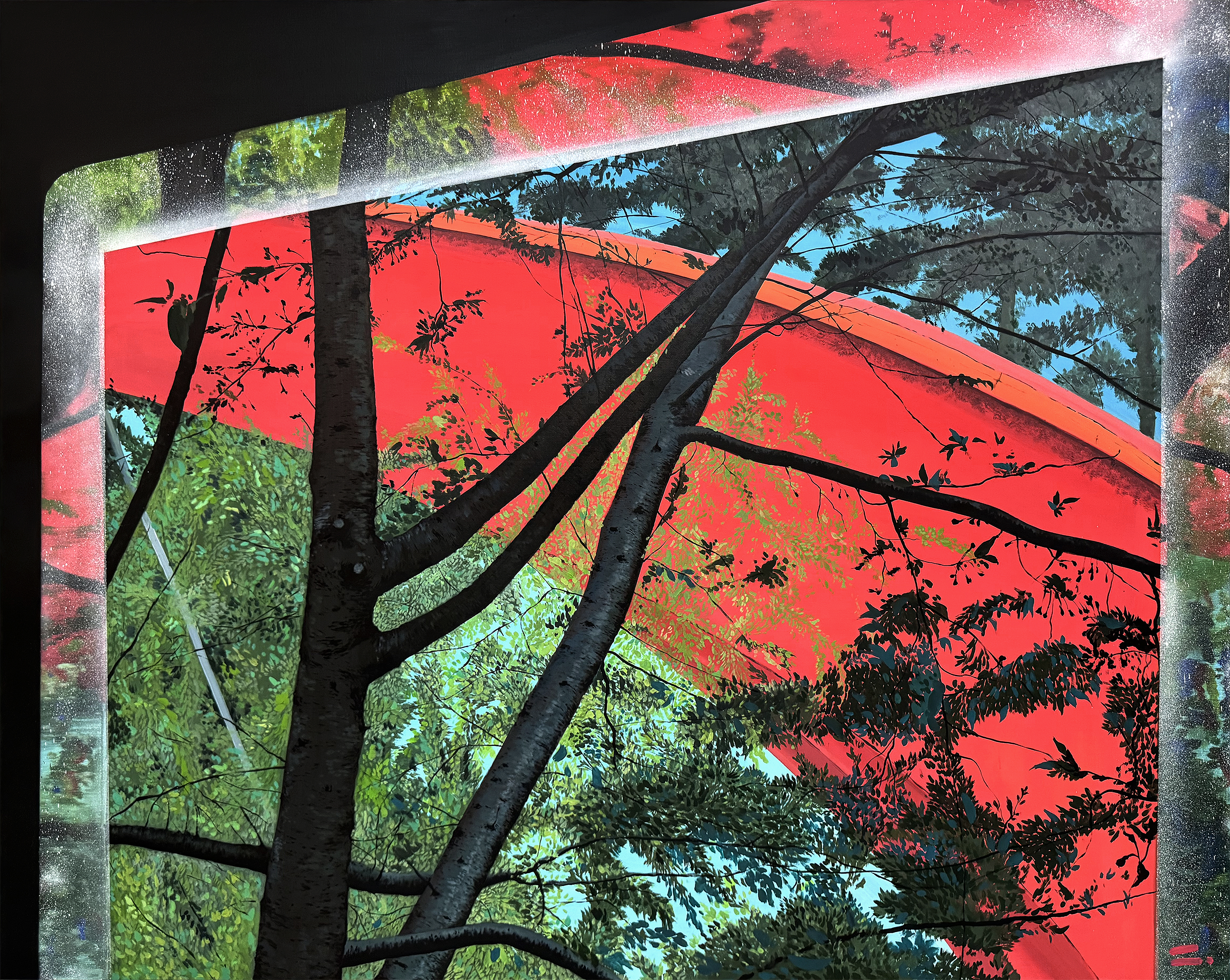 Illusion, 2024, oil on canvas, 130.3*162.2(cm)