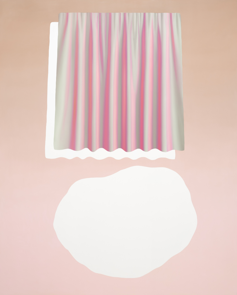 untitled, oil and gesso on aluminium, 180 x 145 cm, 2022