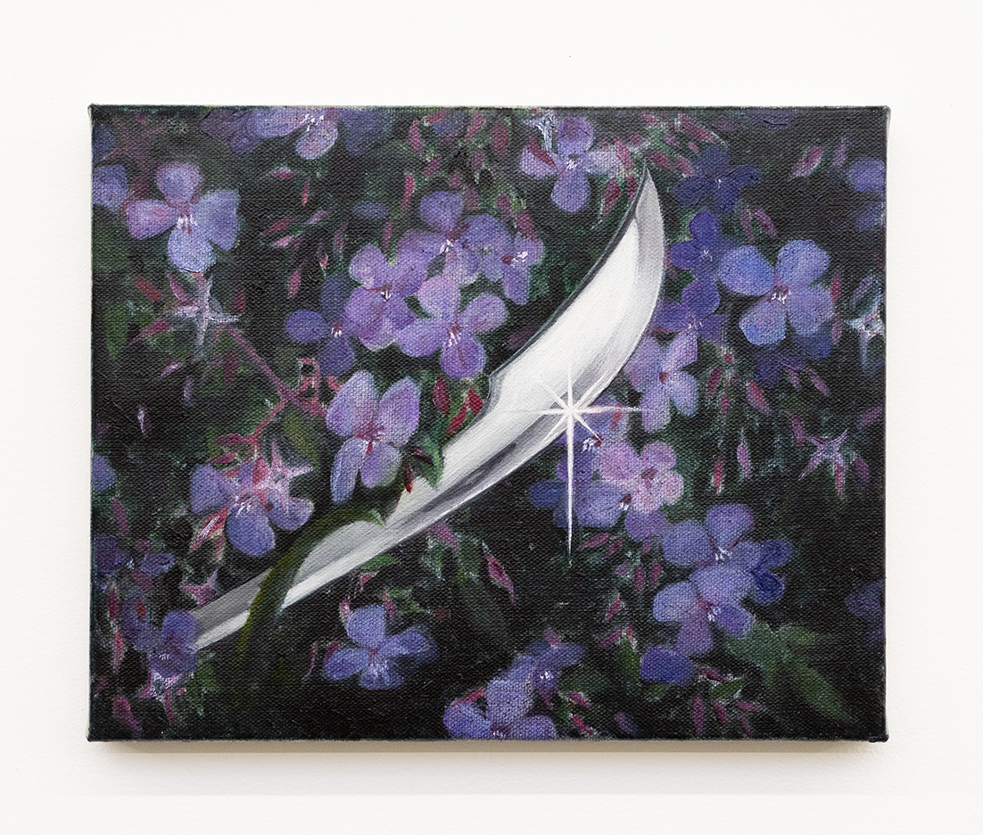 Mia Middleton, Only Blood, 2020, Oil on linen, 20 x 25 cm