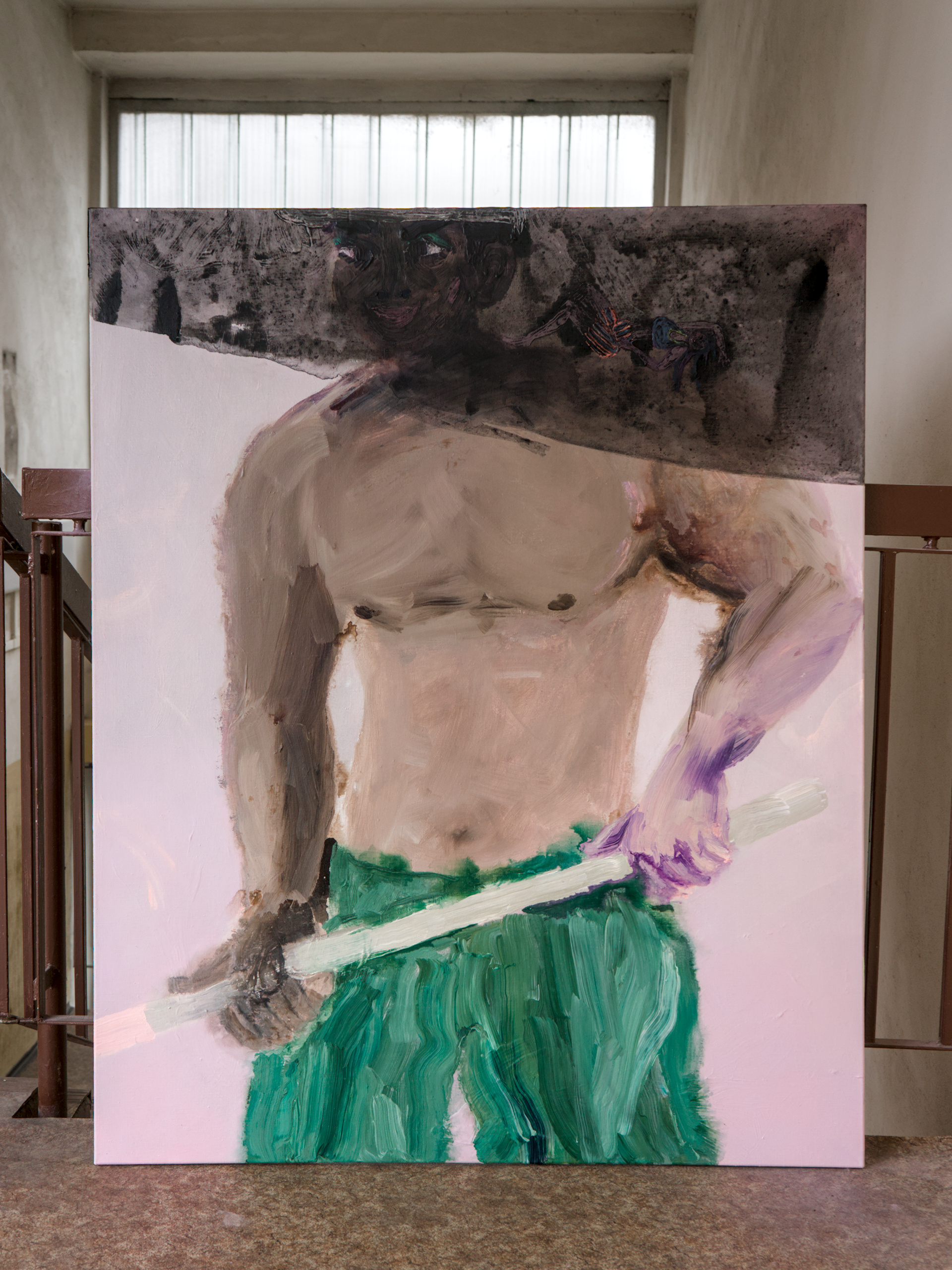 from the cycle "The Spirit of Construction" / 150x120 cm / acrylic on canvas / 2025