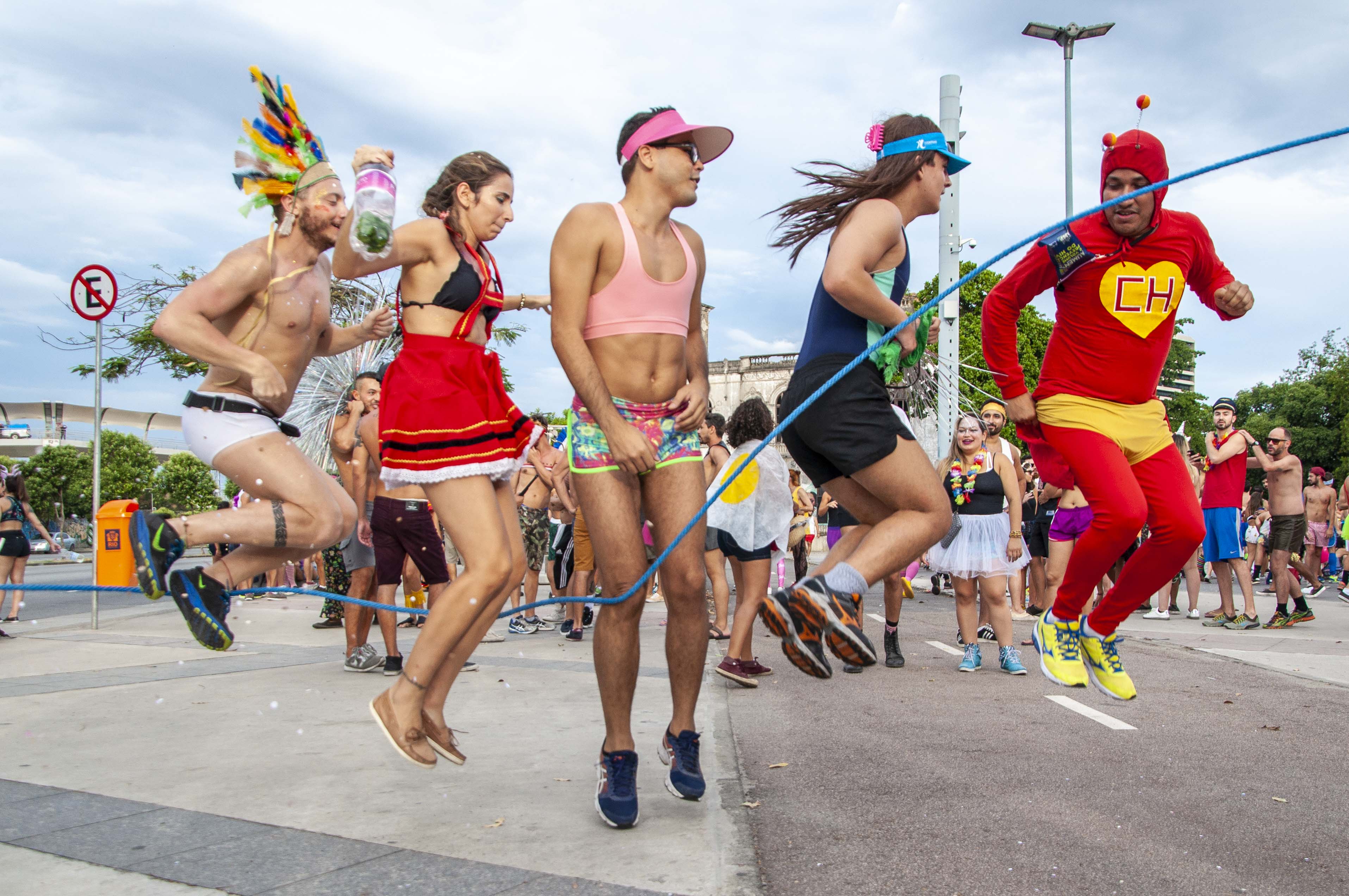 Bloco Bonitos do Corpo, Carnaval de Río. Brasil. 2017