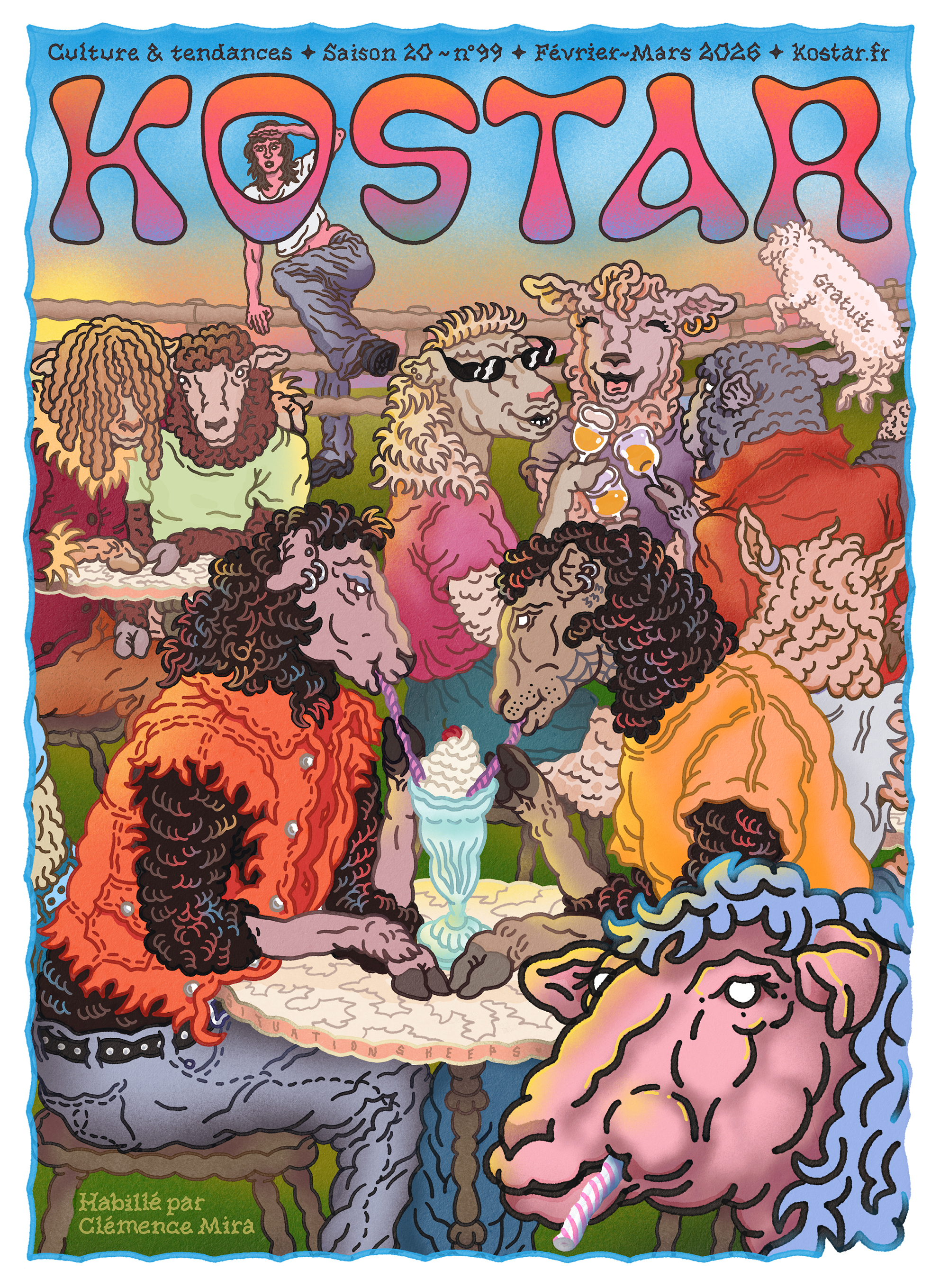 "Situationsheep" cover for Kostar