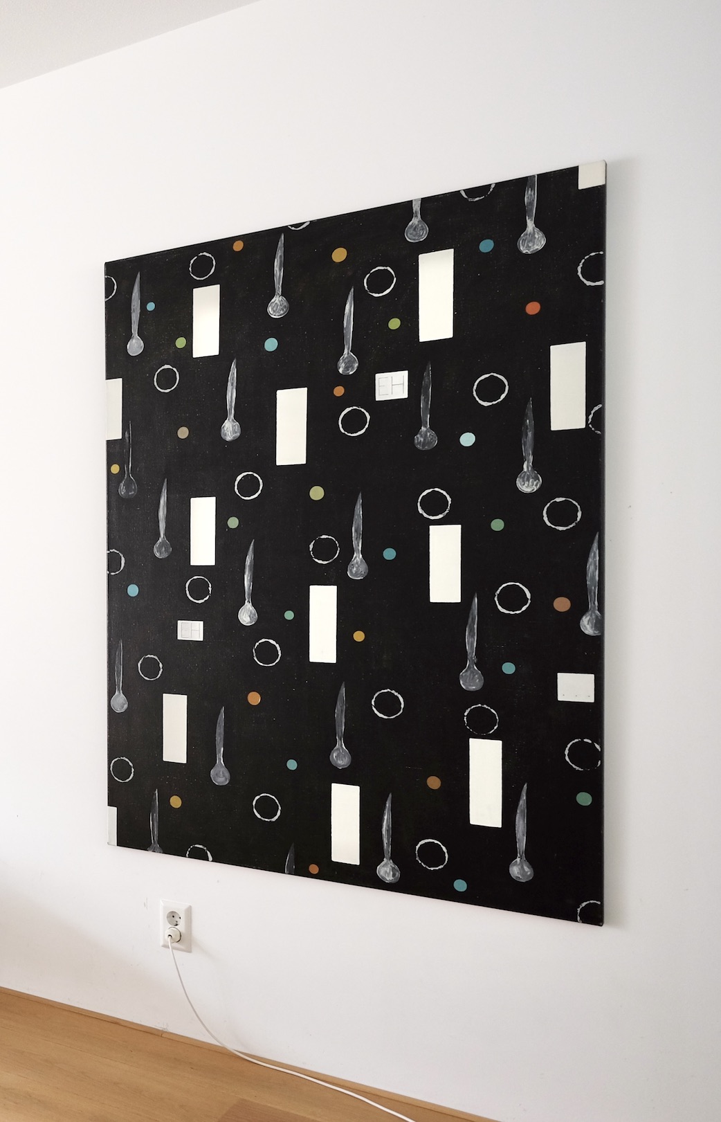 'Mysterons' (collector's title), 2000, acrylic and pencil on canvas, 155 x 110 cm, private collection