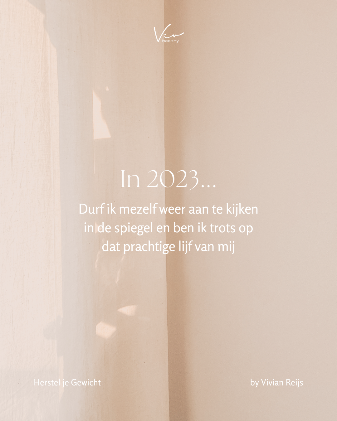 Post met een Intentie voor het Nieuwe Jaar