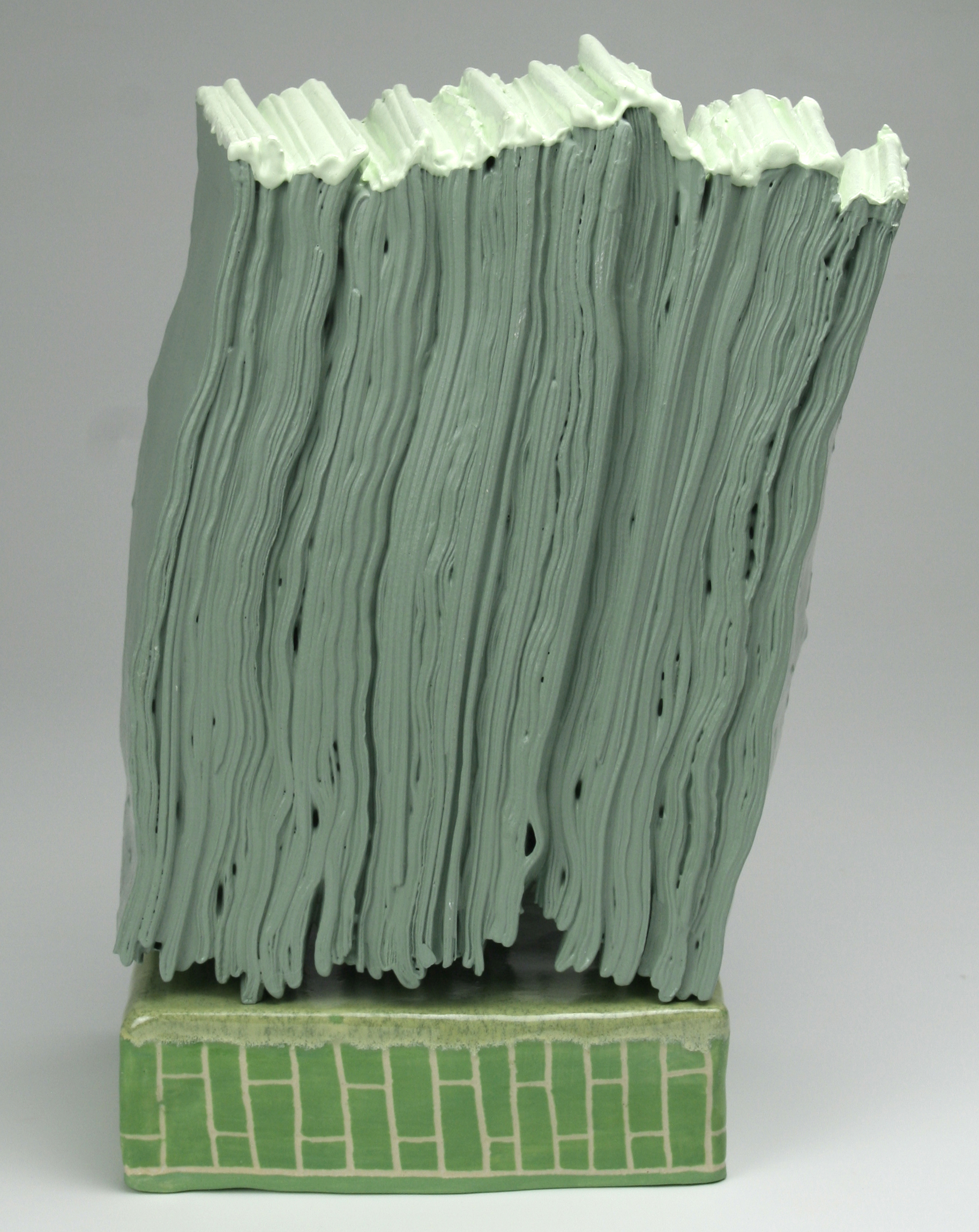 Fat Stacks, 8 x 5 x 13 inches, porcelain