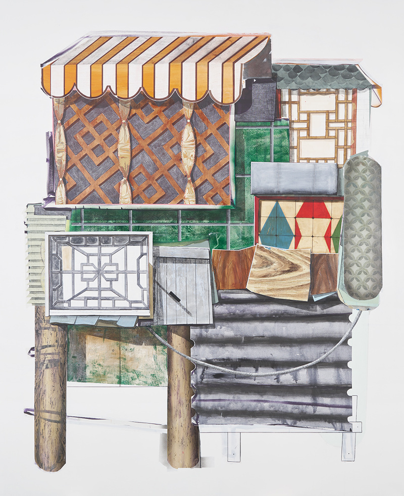 7X, acrylics and oil on canvas, 220 x 180 cm, 2020