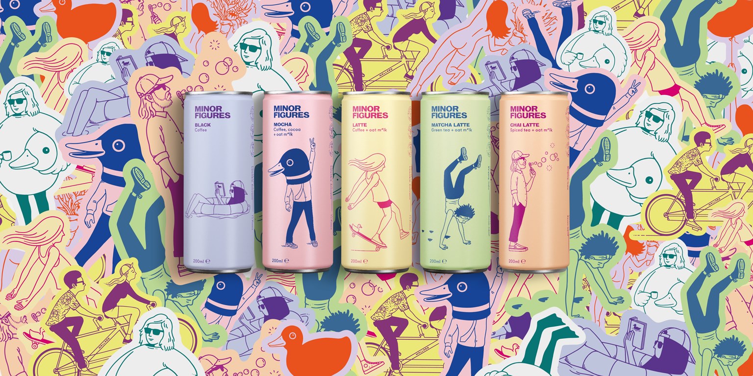 Minor Figures Packaging with design by Joe Stephenson and Toby Edwards