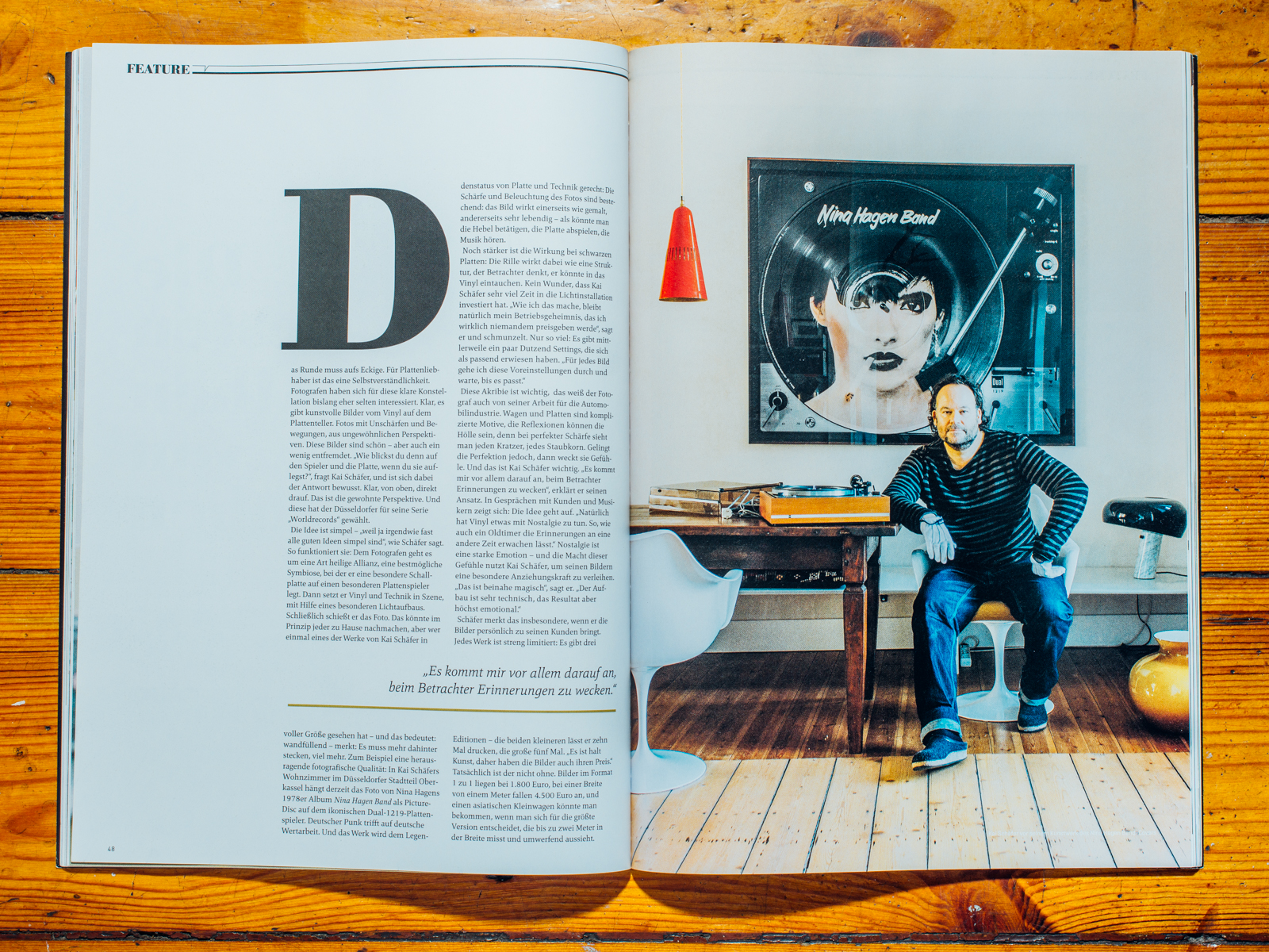 Mint Magazin Nr.2 / Hausbesuch beim Fotok&uuml;nstler Kai Sch&auml;fer, Februar 2016