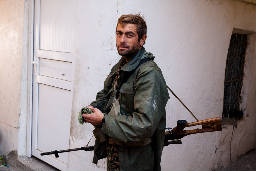 PKK or YPG fighter in Shengal