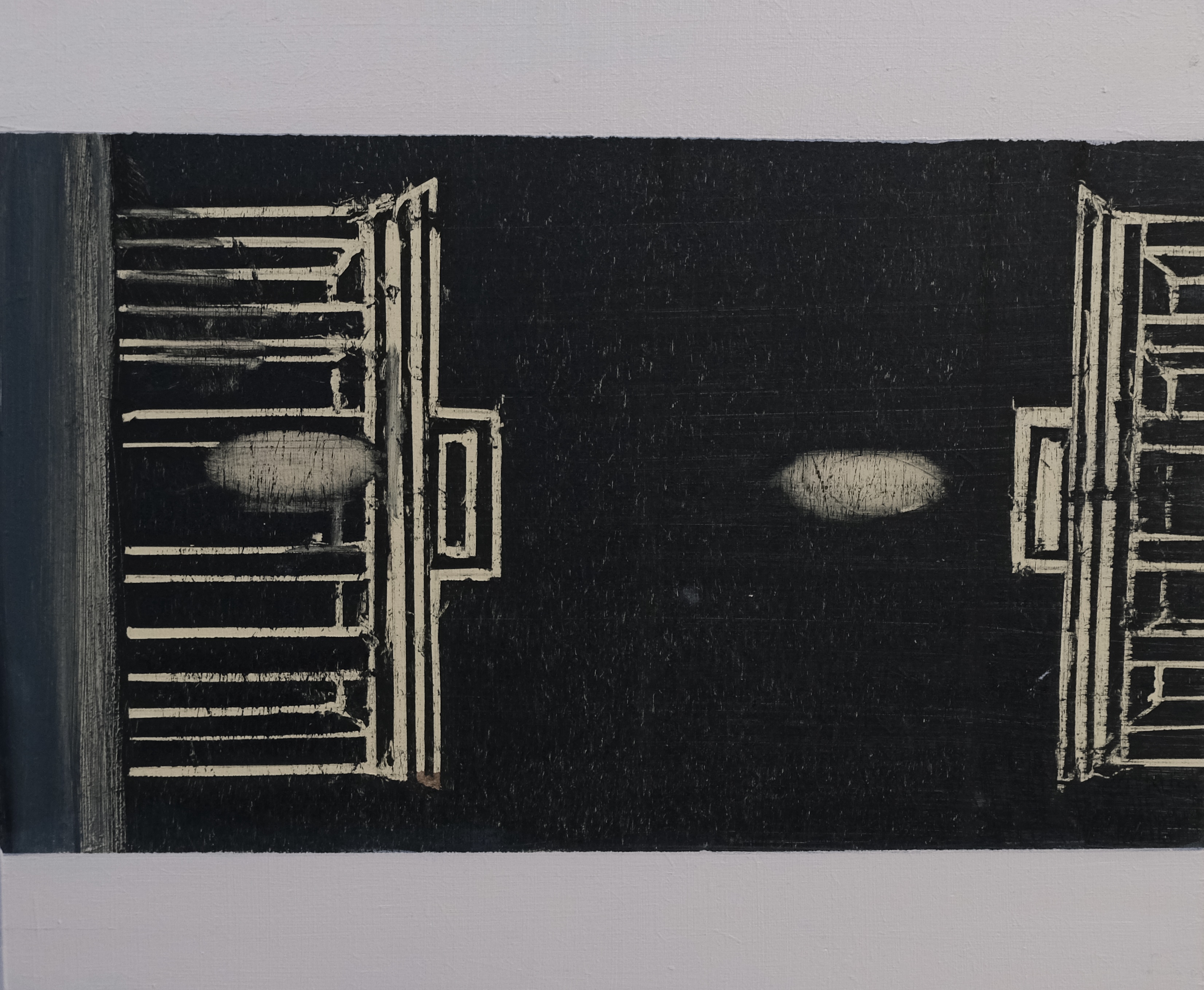 U6-7, Oil on MDF, 25 x 30 cm