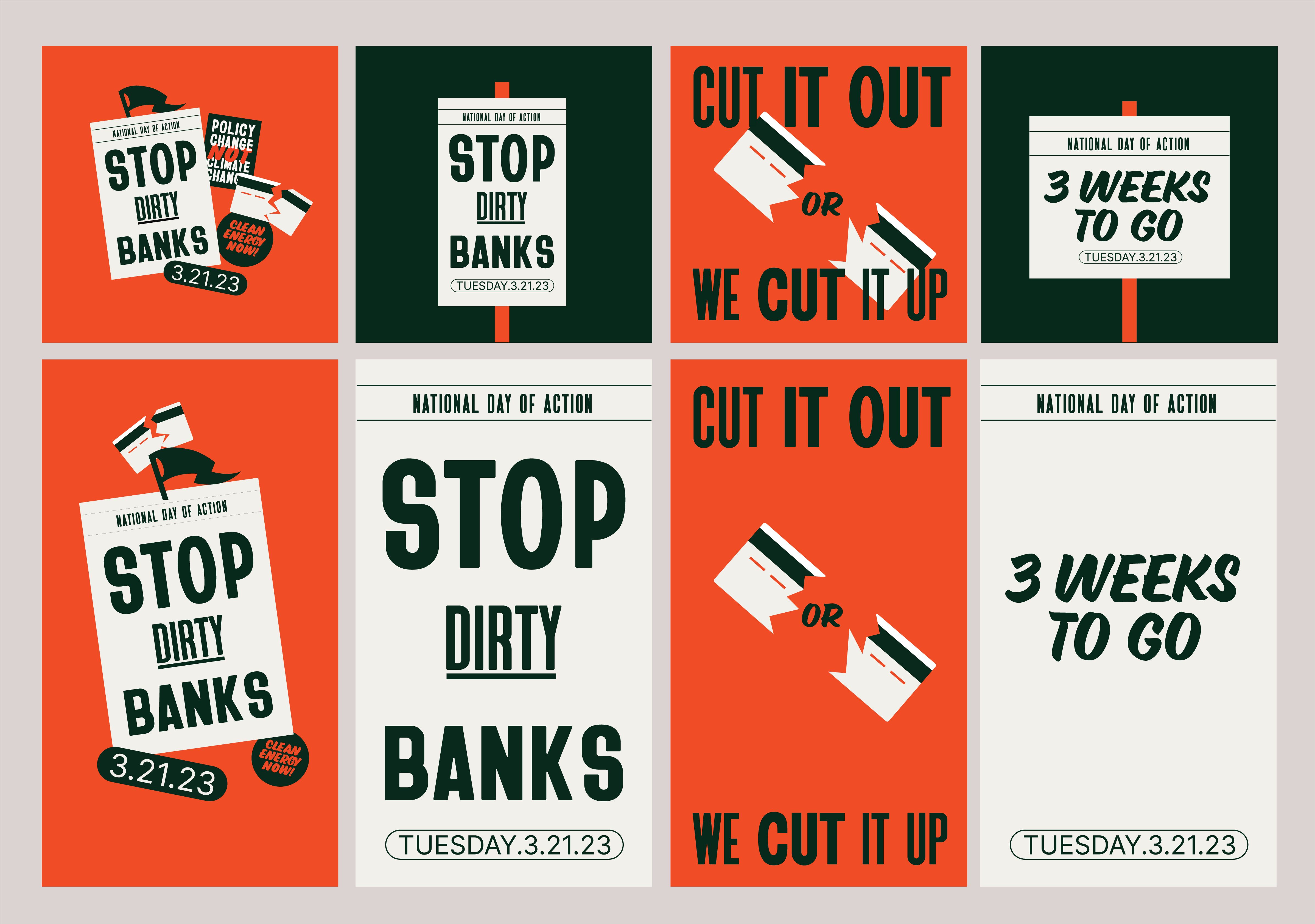 Third Act branded promotional assets for the Day of Action