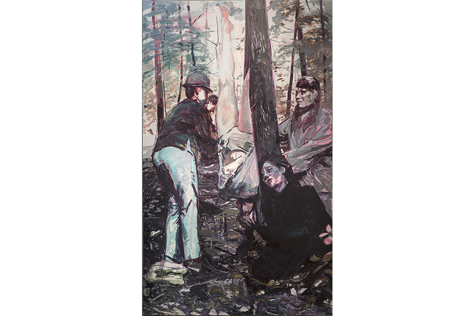 Natalia BabarovicLlamando, 2012Óleo sobre tela250 x 150 cmFoto ©Rodrigo Merino