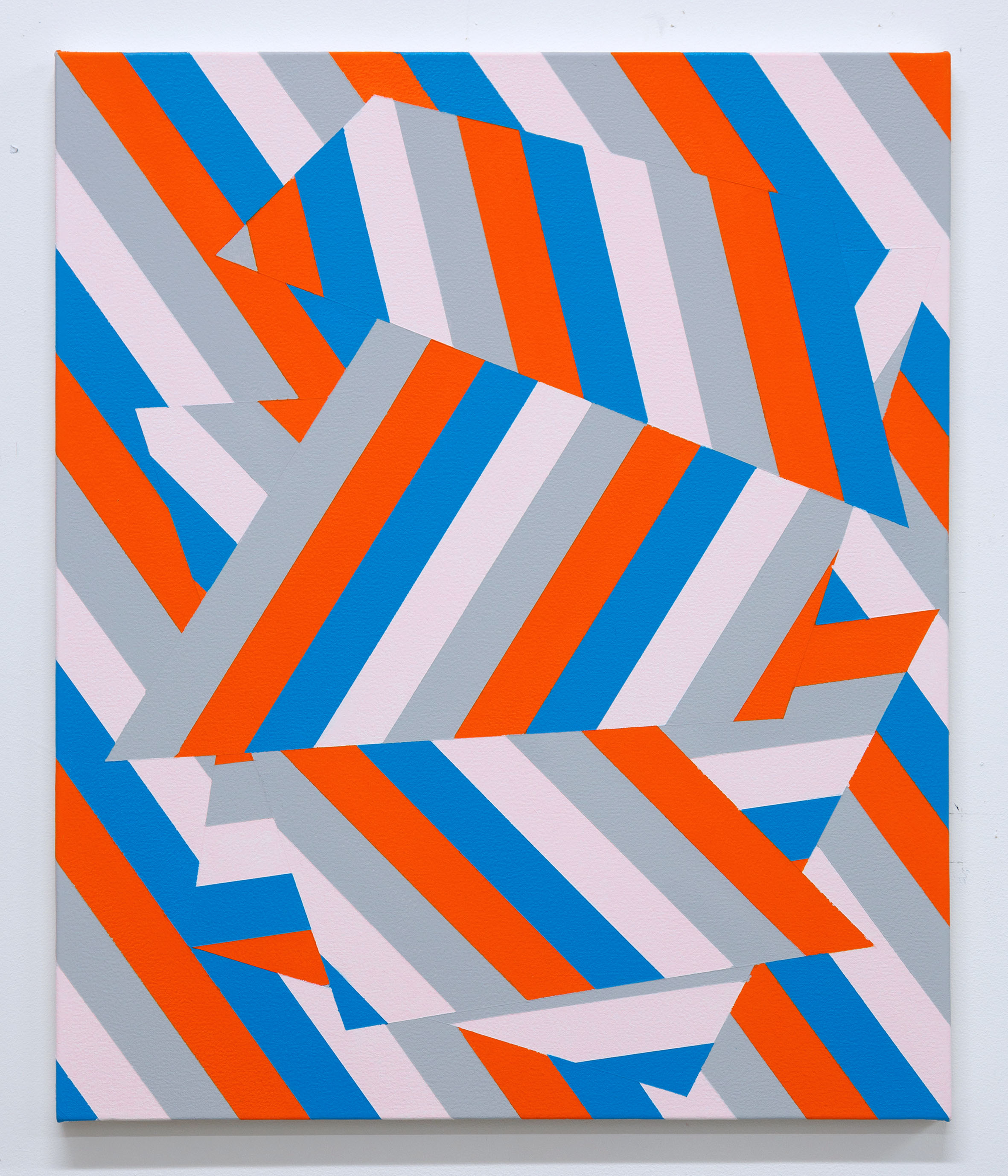 Lineae XXVIII 61cm x 51cm acrylic on canvas 