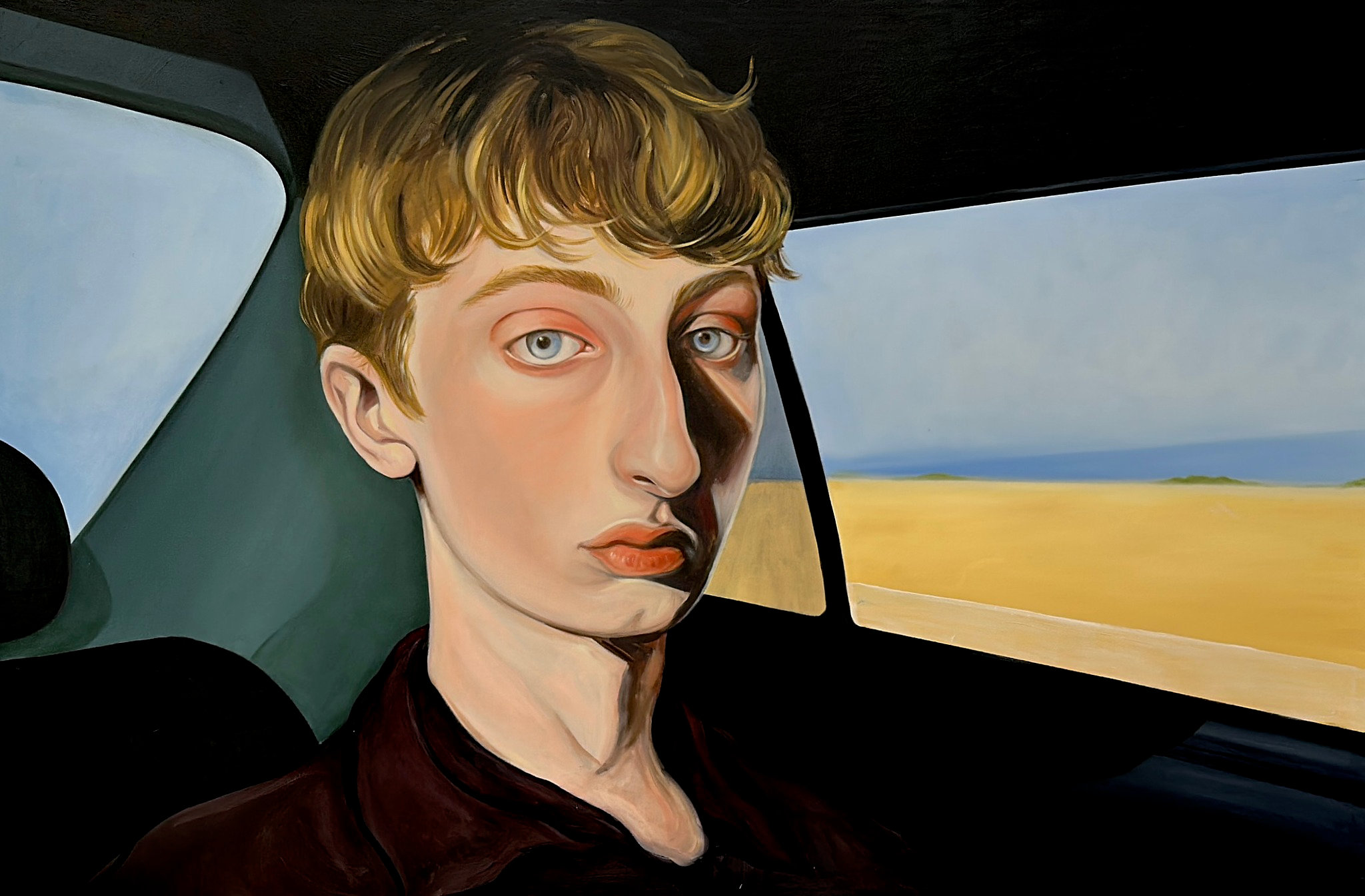 "El Viajero dos" 120x180cm. Oil on canvas. 2025