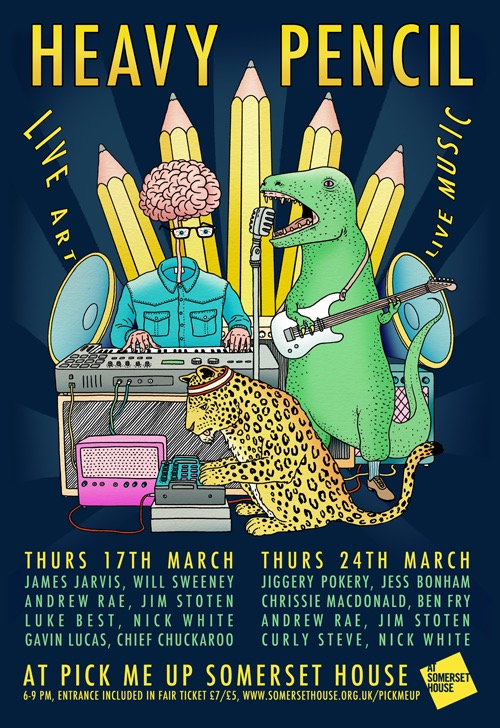 Heavy Pencil  Pick Me Up, Somerset House, London