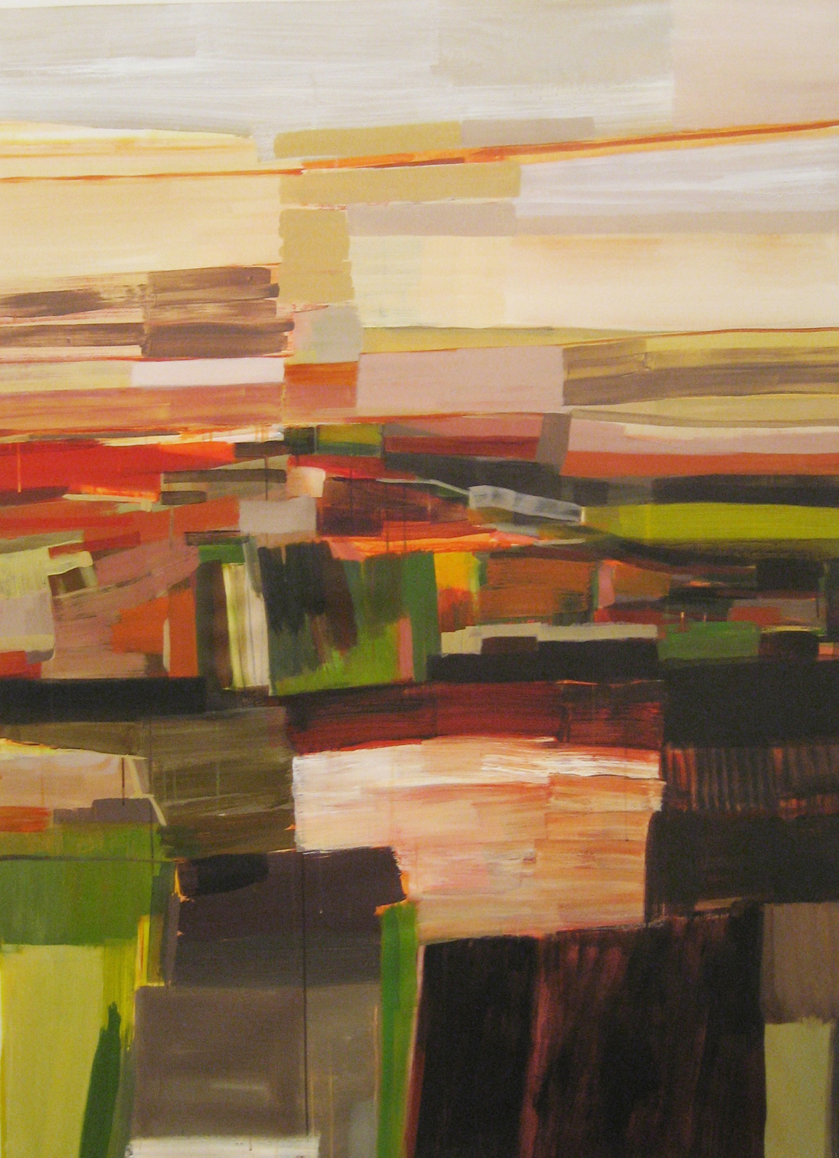 within your warm glow - 72x53" acrylic on canvas 2008