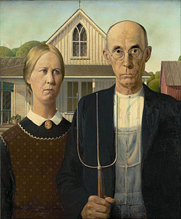 American Gothic (Grant Wood, 1930)