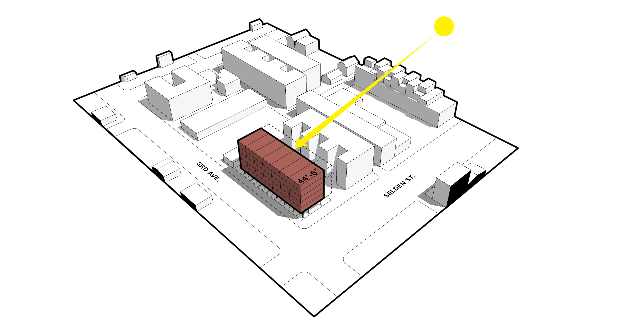 Diagram: Building depth