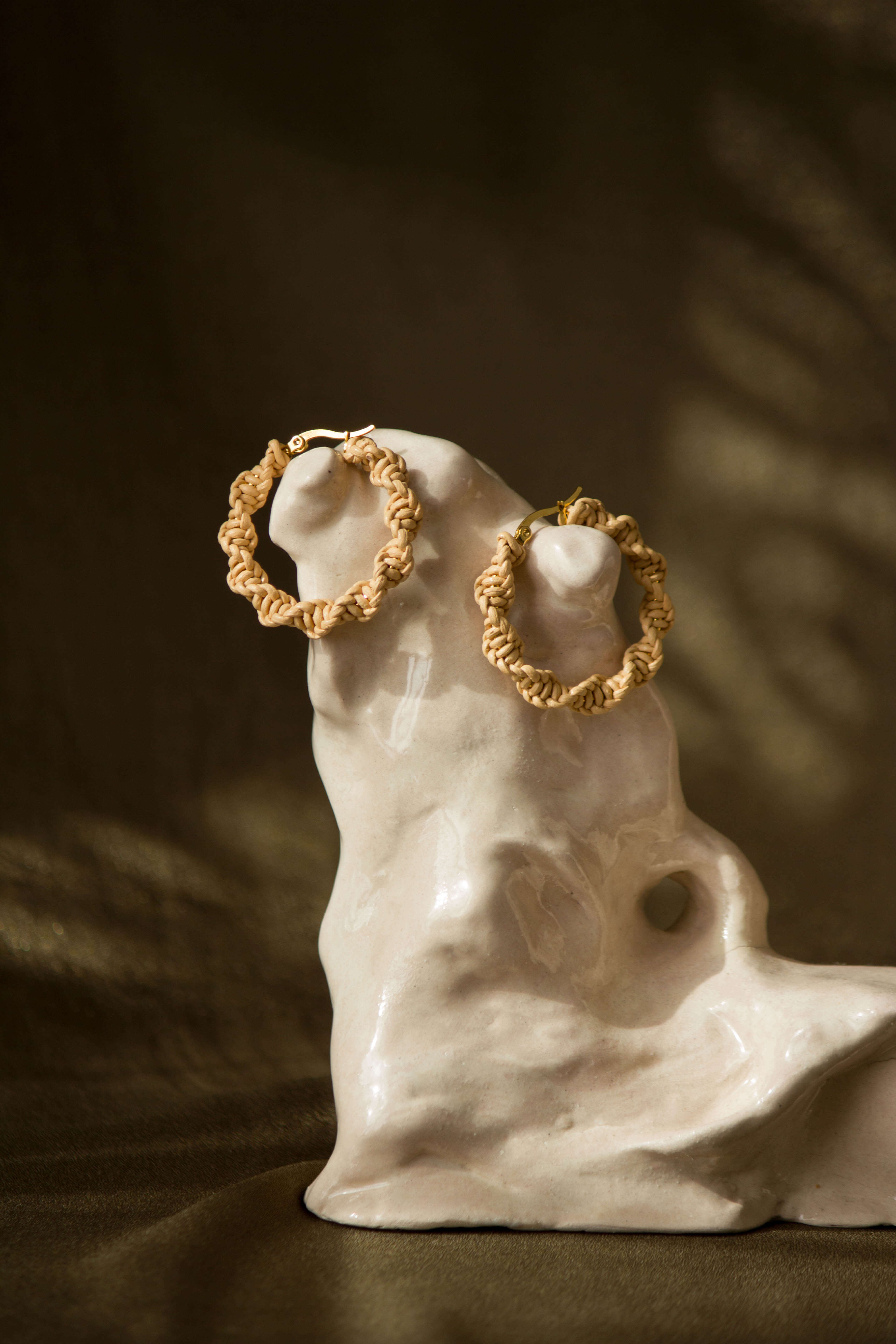 MIA HOOPS [ crema ] €34