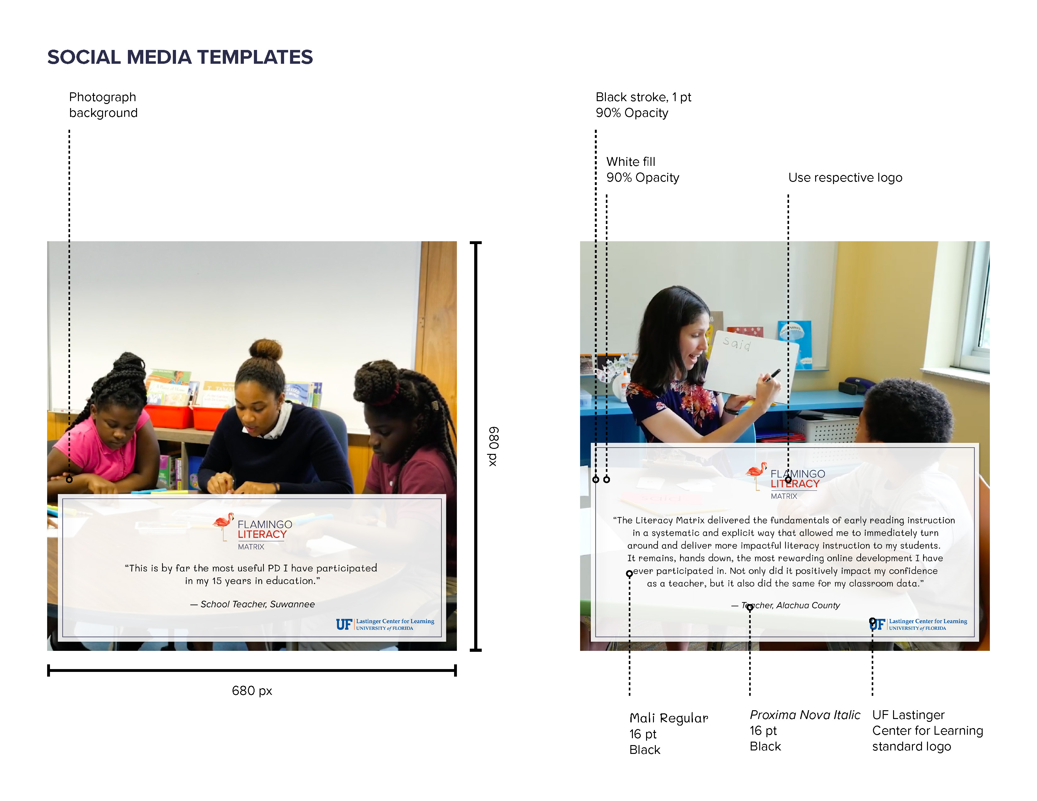 8/8 Social Media Templates