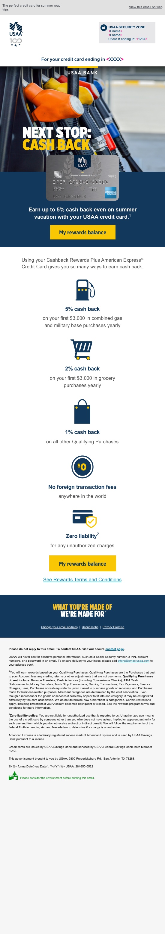 AMEX - Cashback Rewards