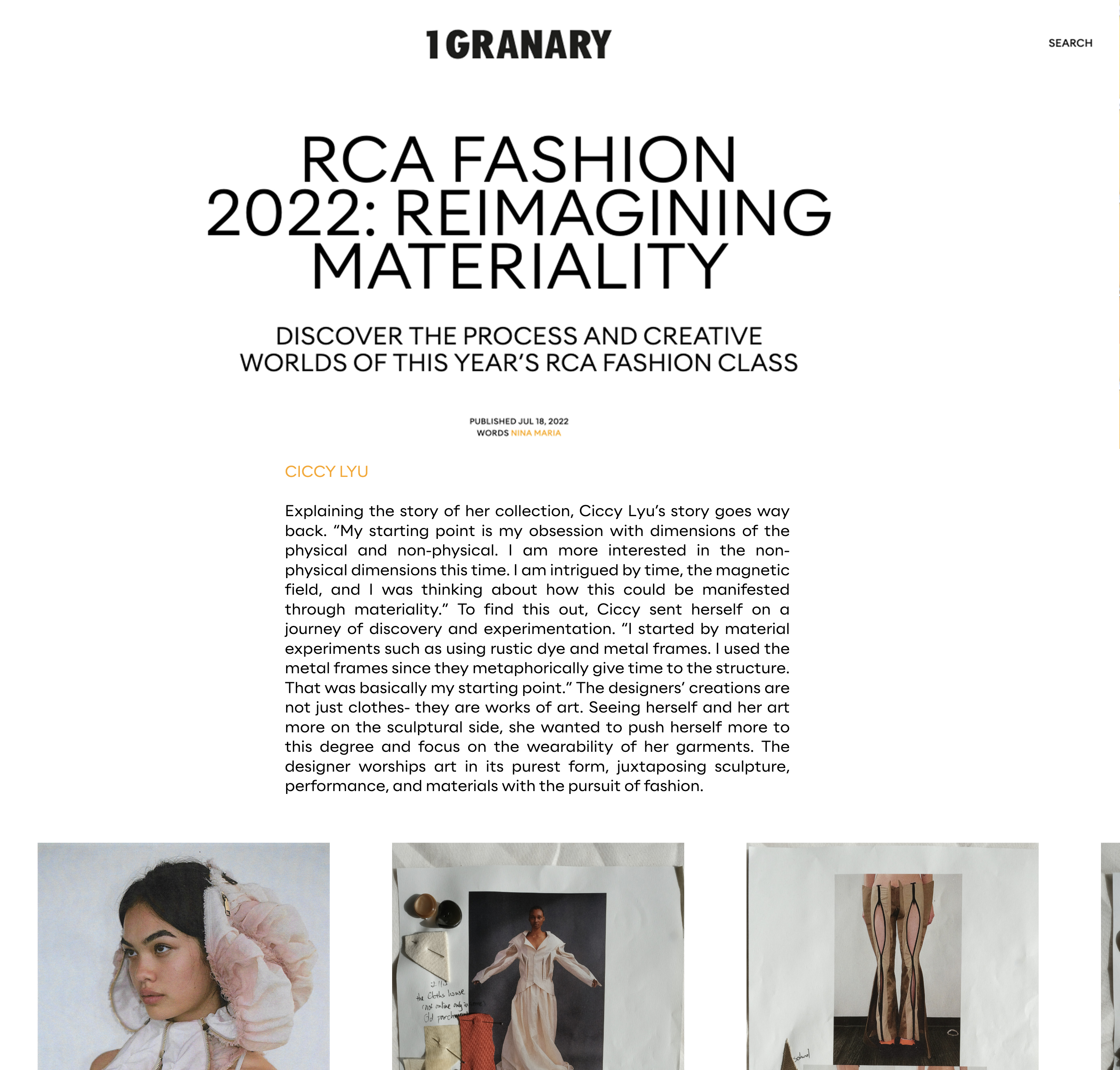 Interview with 1Granary