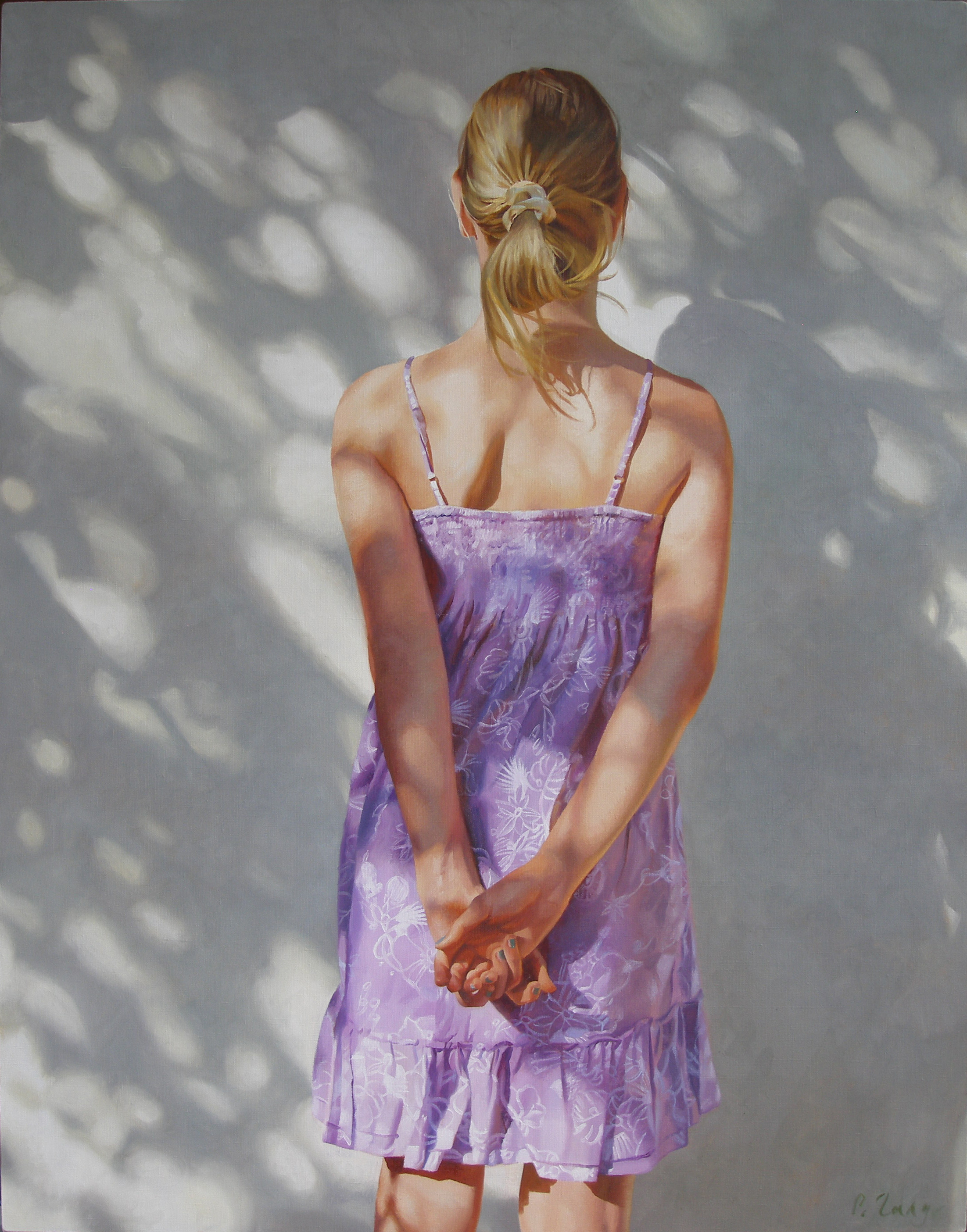 "The wall II", 2014, oil on canvas, 130 x 100 cm