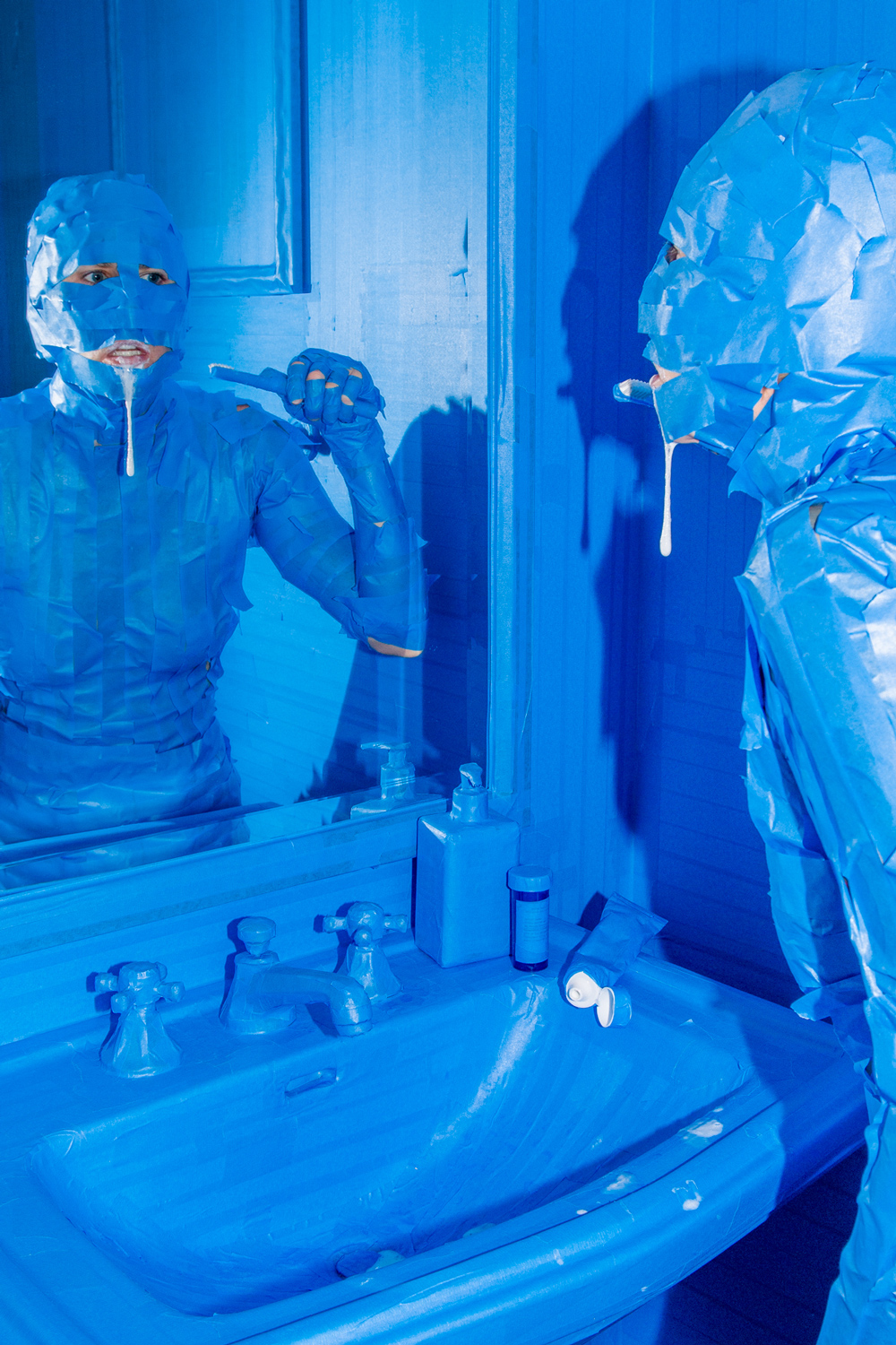 BAÑO COVERINGS / A QUARANTINE SERIES / MODELS/PHOTOGRAPHERS: LIZA NELSON + JAZZ JENNINGS